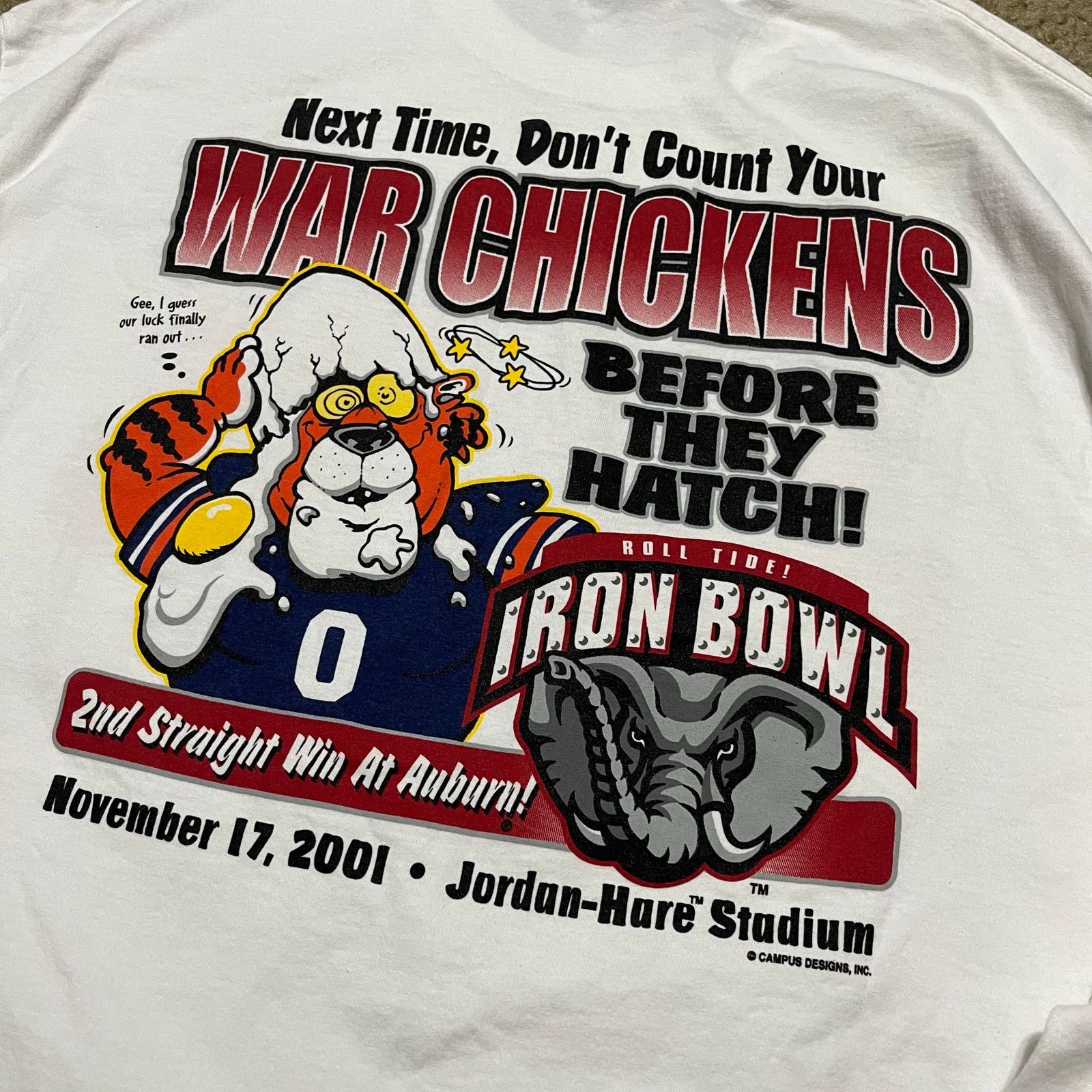 Other 2001 Alabama ‘Thanks Auburn’ Graphic Long Sleeve Shirt XL Size US XL / EU 56 / 4 - 3 Thumbnail