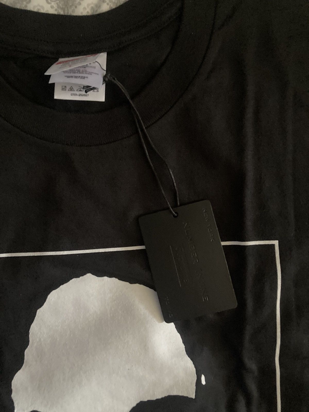Supreme Number Nine Manson Tee Black Large