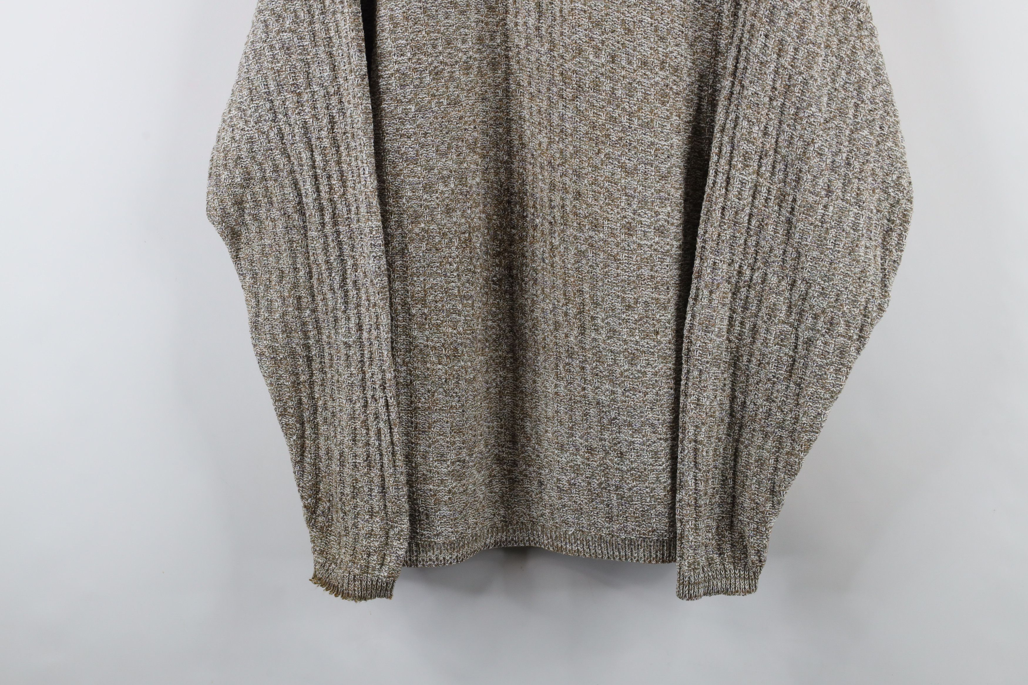 Vintage Vintage 90s Streetwear Hand Framed Knit Henley Sweater USA Size US XL / EU 56 / 4 - 3 Thumbnail