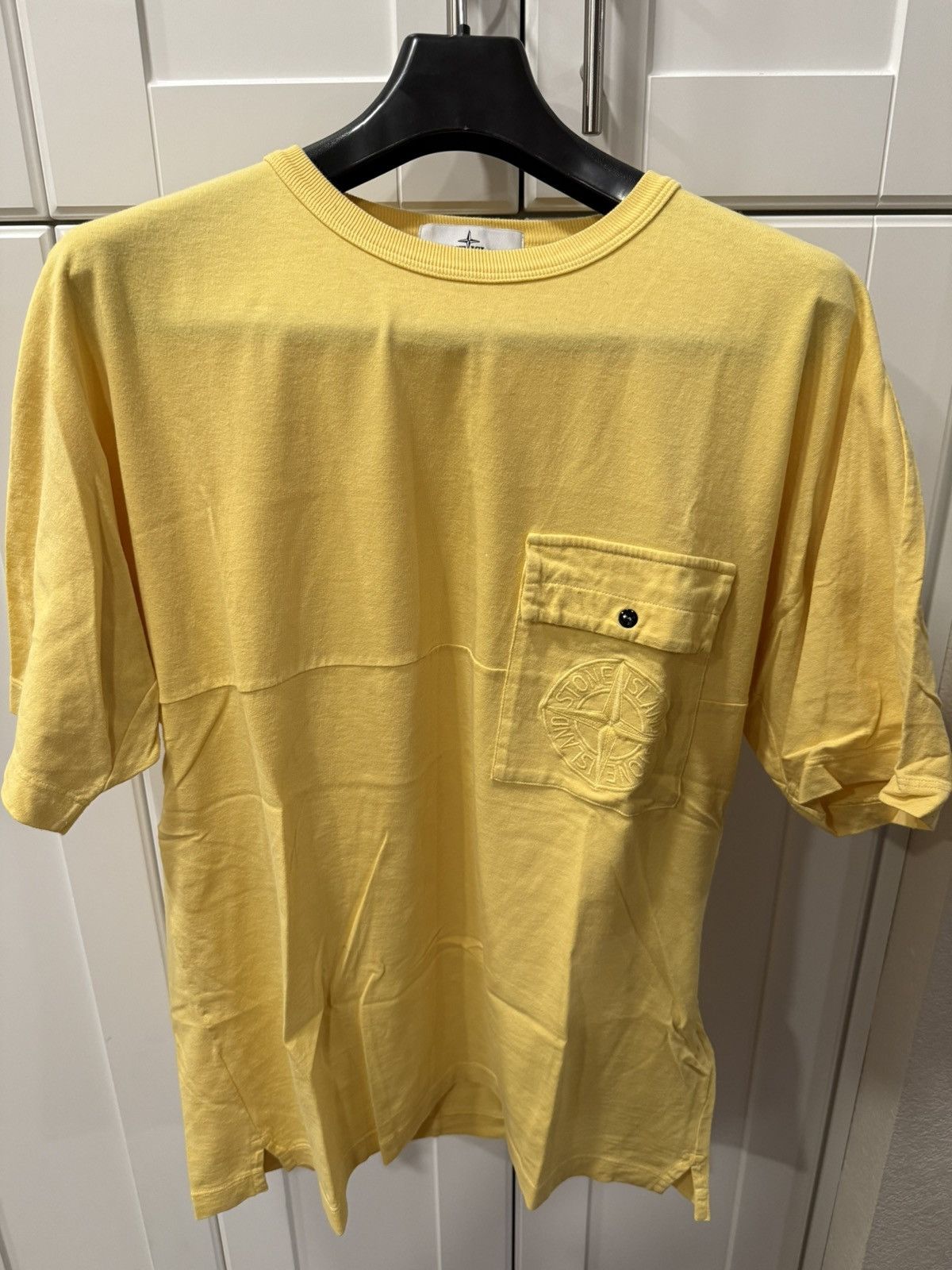 Stone Island Yellow Pocket Tee