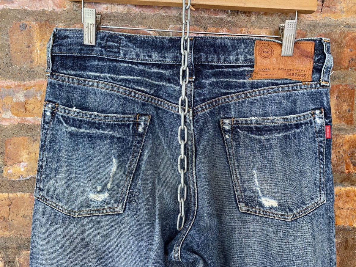 14th Addiction Vtg BARTACK Japan Distressed Ring Detailing pants Size US 30 / EU 46 - 14 Thumbnail