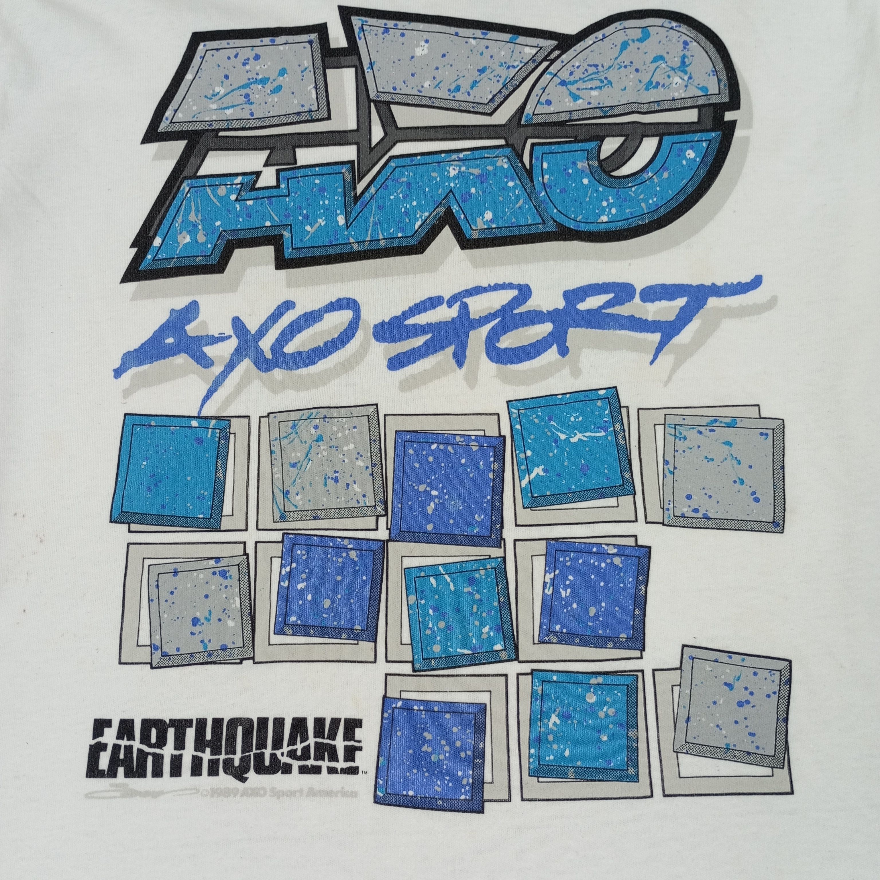 Vintage Axo Sport Earthquake Extreme Sports Motocross Vintage Tshirt Size US L / EU 52-54 / 3 - 2 Thumbnail