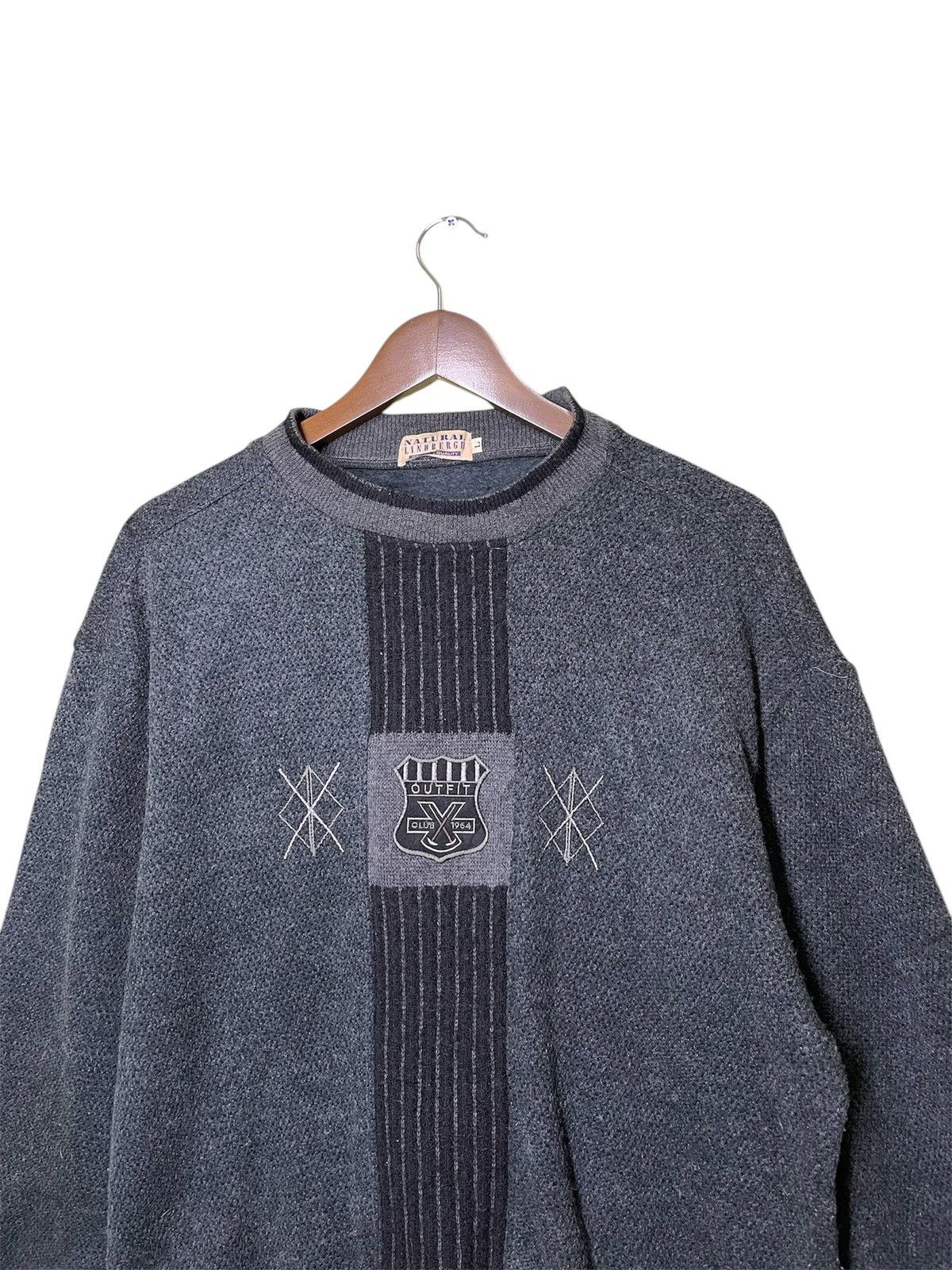 Lindbergh Vintage natural lindbergh knited crewneck Size US L / EU 52-54 / 3 - 4 Thumbnail