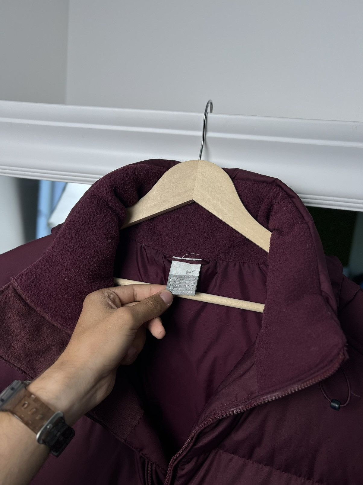 Nike Nike Vintage Burgundy Down Puffer Vest Men’s L Size US L / EU 52-54 / 3 - 8 Thumbnail