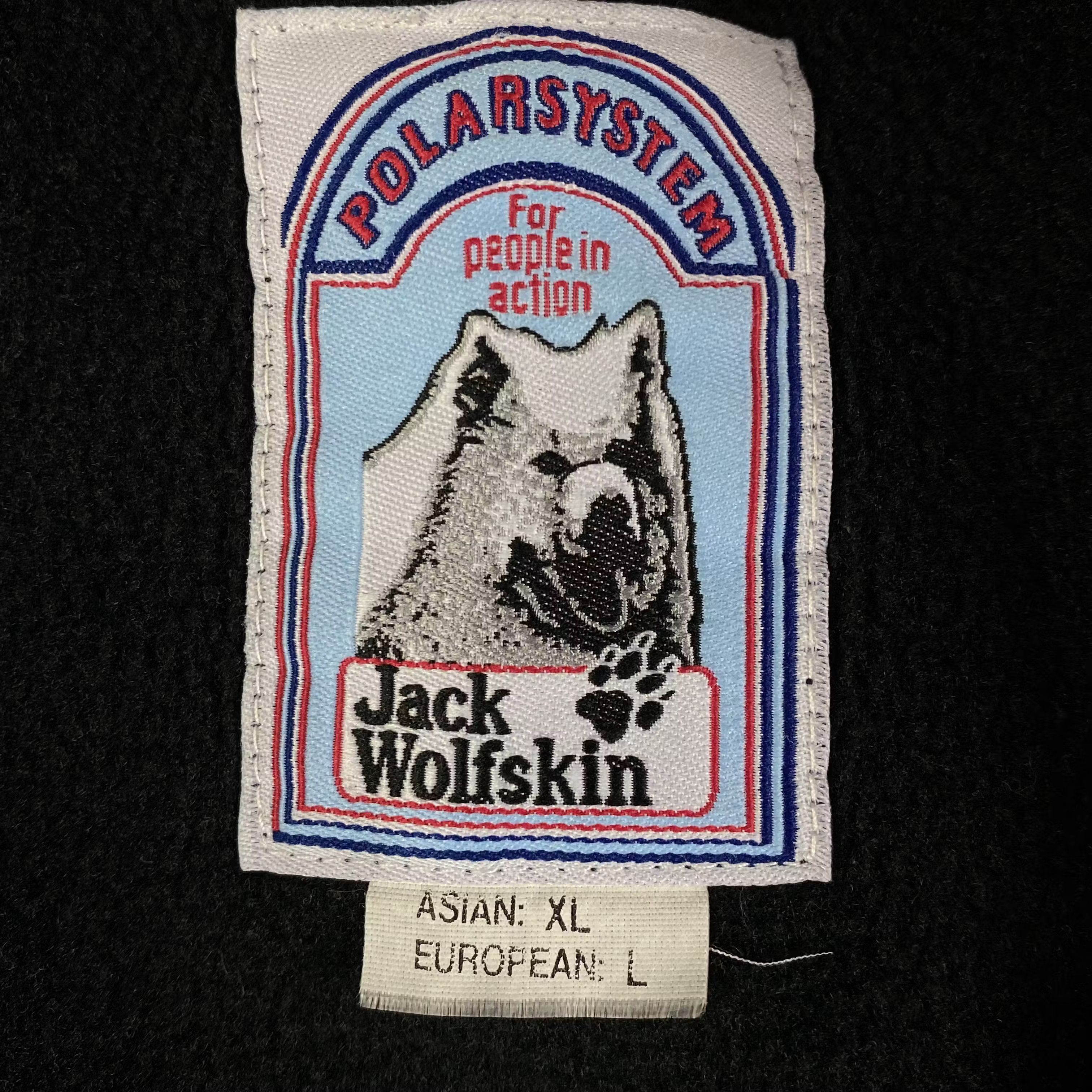 Jack Wolfskin × Vintage Mens Zip Fleece Jacket Jack Wolfskin Vintage Size L Size US L / EU 52-54 / 3 - 5 Thumbnail