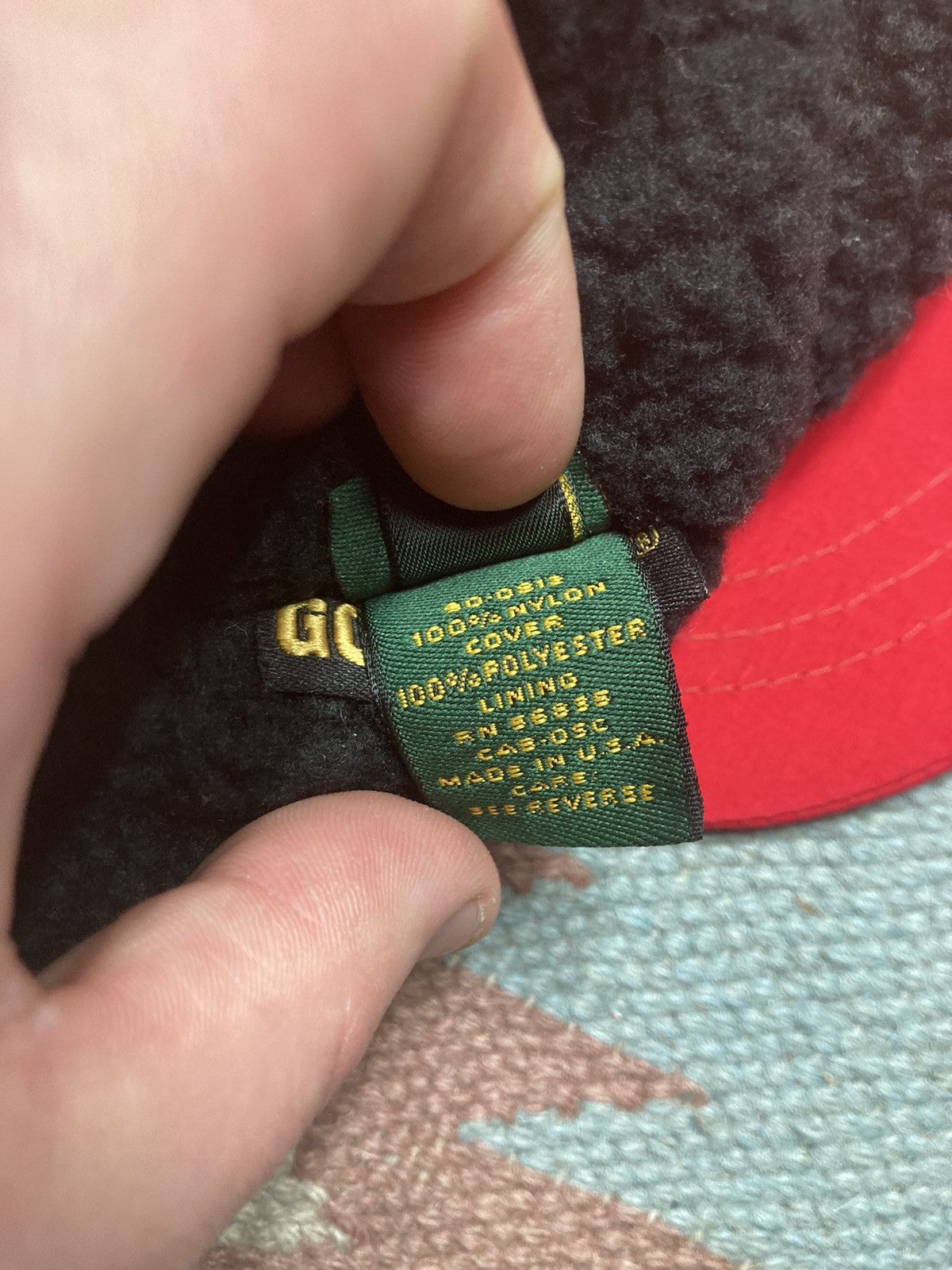 Goretex × Vintage Cabelas fleece lined trapper hat Gore Tex ear flap hunting M Size ONE SIZE - 10 Thumbnail