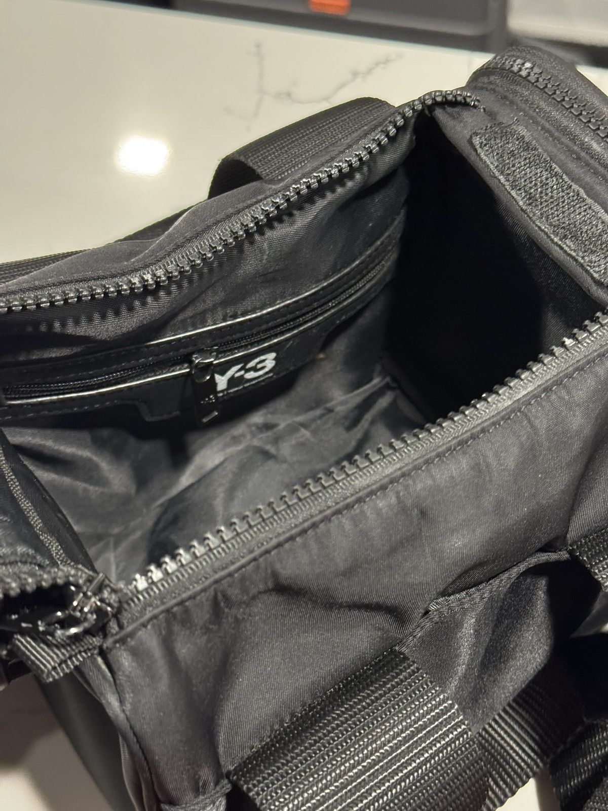 Y-3 adidas x Y-3 Yohji Yamamoto Crossbody Mini Duffel Bag Black Size ONE SIZE - 13 Thumbnail