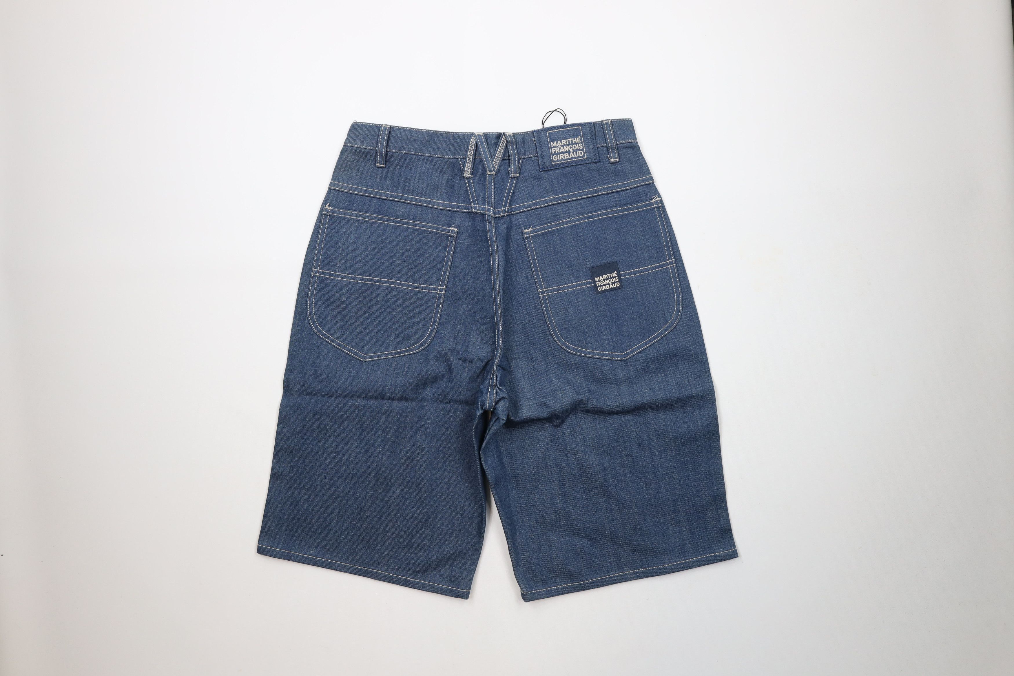 Marithe + Francois Girbaud × Vintage Deadstock Vintage 90s Marithe Francois Girbaud Jean Shorts Size US 32 / EU 48 - 12 Thumbnail