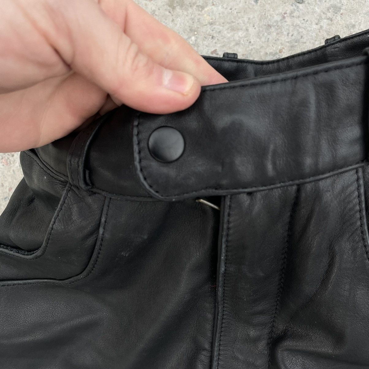 Vintage Vintage Moto Pants Real Leather 90s Y2K 36 size Japan Size 36" / US 14 / IT 50 - 5 Thumbnail
