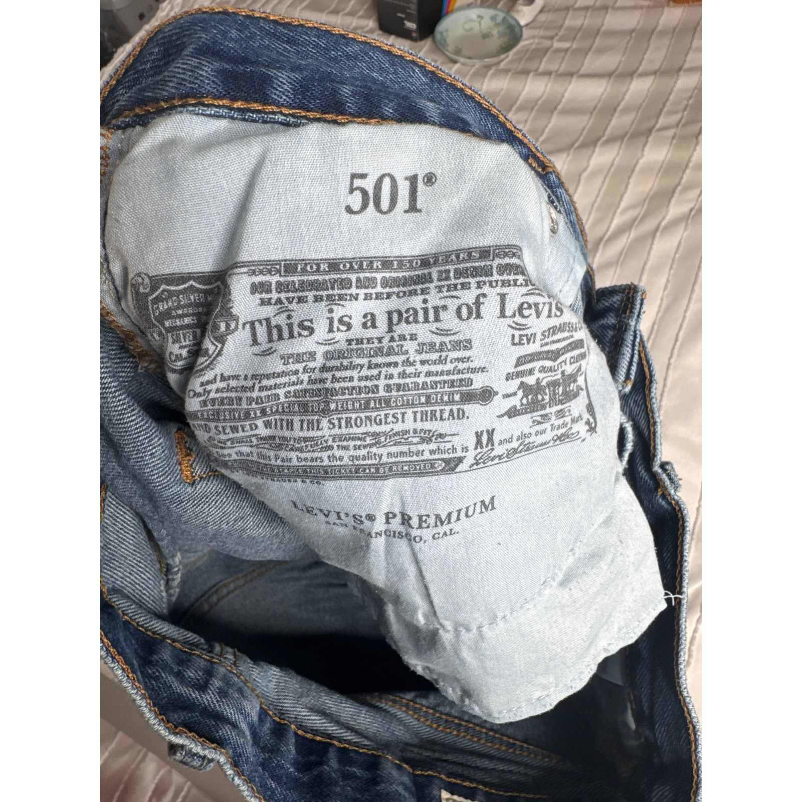 Levi's Levi’s Premium 501 90’s Cut-Off Shorts – Women’s Size 27 Size 27" / US 4 / IT 40 - 9 Thumbnail