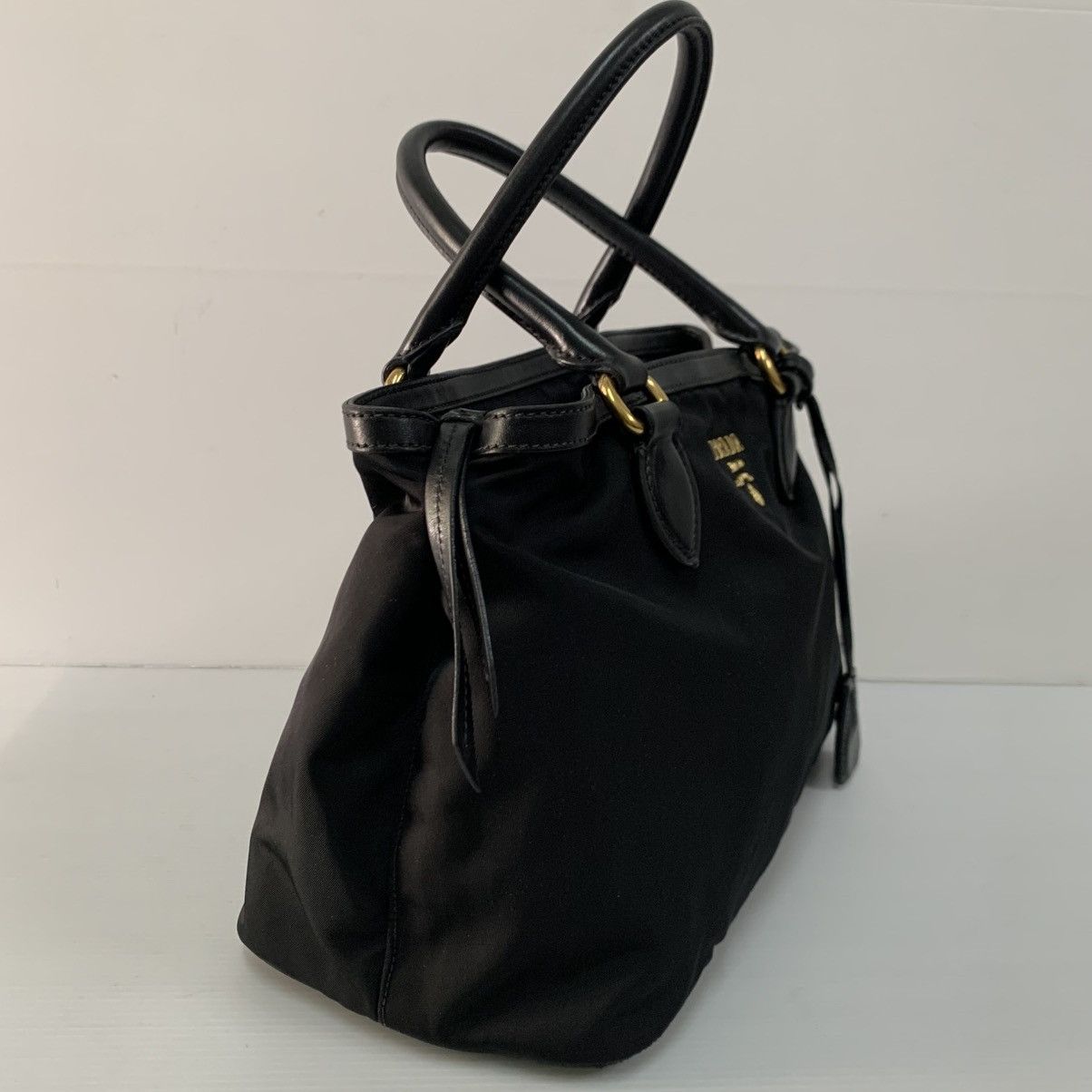 Prada Black Nylon Shoulder Bag
