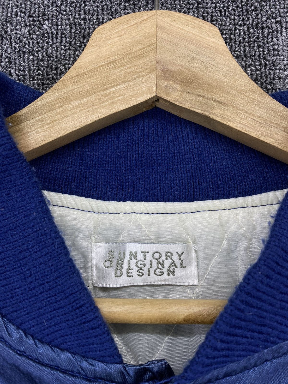 Japanese Brand Vintage Suntory Boss Coffee Logo Varsity Jacket Size US L / EU 52-54 / 3 - 10 Thumbnail