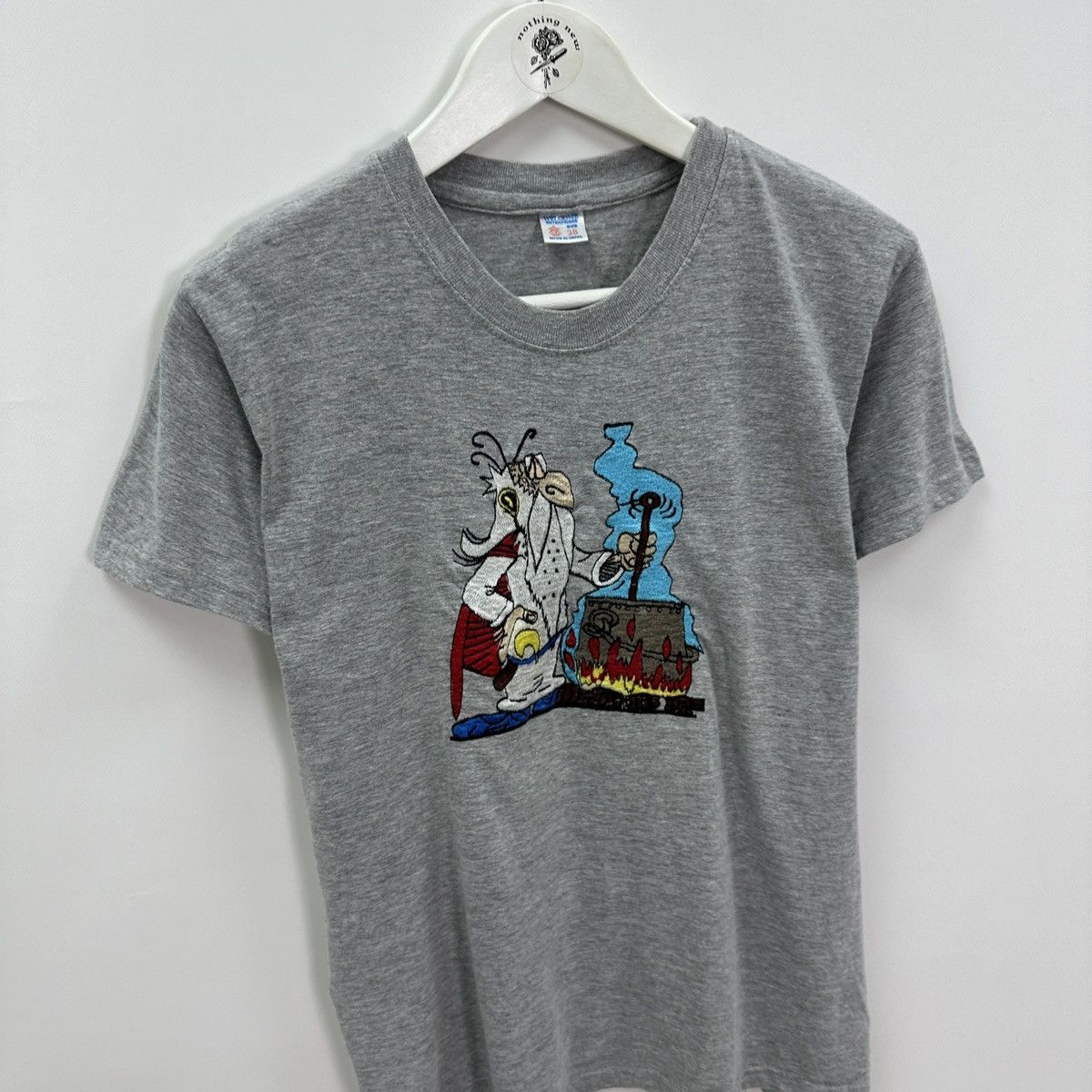 Vintage Vintage 00s Natosaphix Asterix & Obelix embroidered logo tee Size US M / EU 48-50 / 2 - 4 Thumbnail