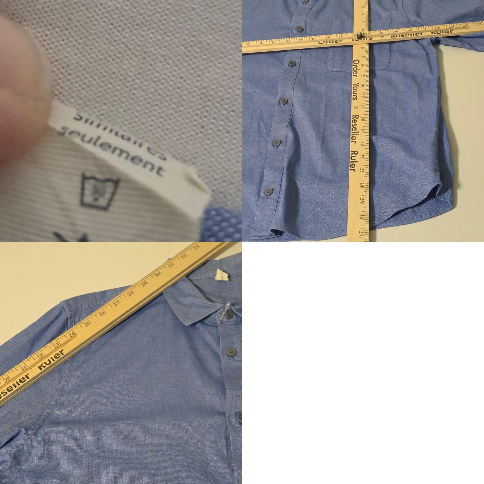 Lululemon Lululemon Button Down Shirt Mens Medium Blue Long Sleeve Stretch Cotton Size US M / EU 48-50 / 2 - 8 Thumbnail