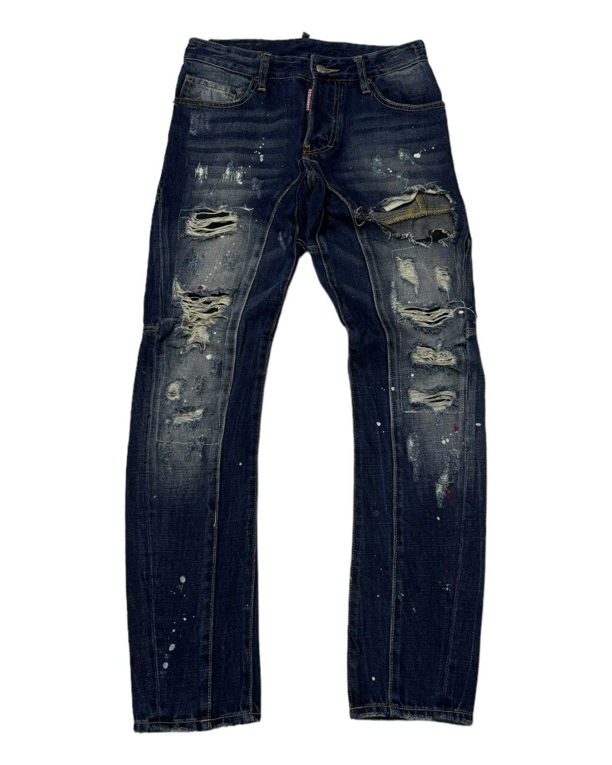 Dsquared2 DSQUARED2 CRAZY DISTRESSED PAINTER JEANS Size US 29 - 5 Thumbnail