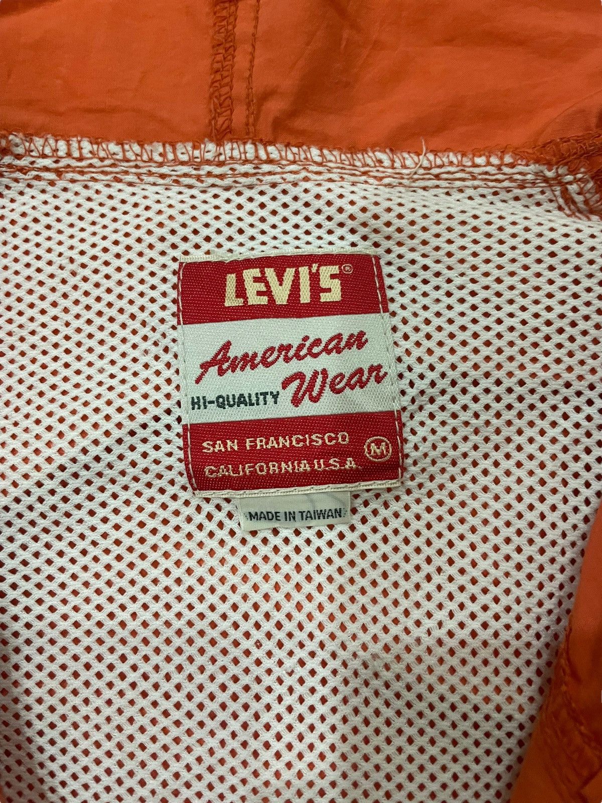 If Six Was Nine Vtg 90s Levi’s White tag Half Zip Pull Over Windbreaker Size US M / EU 48-50 / 2 - 16 Thumbnail