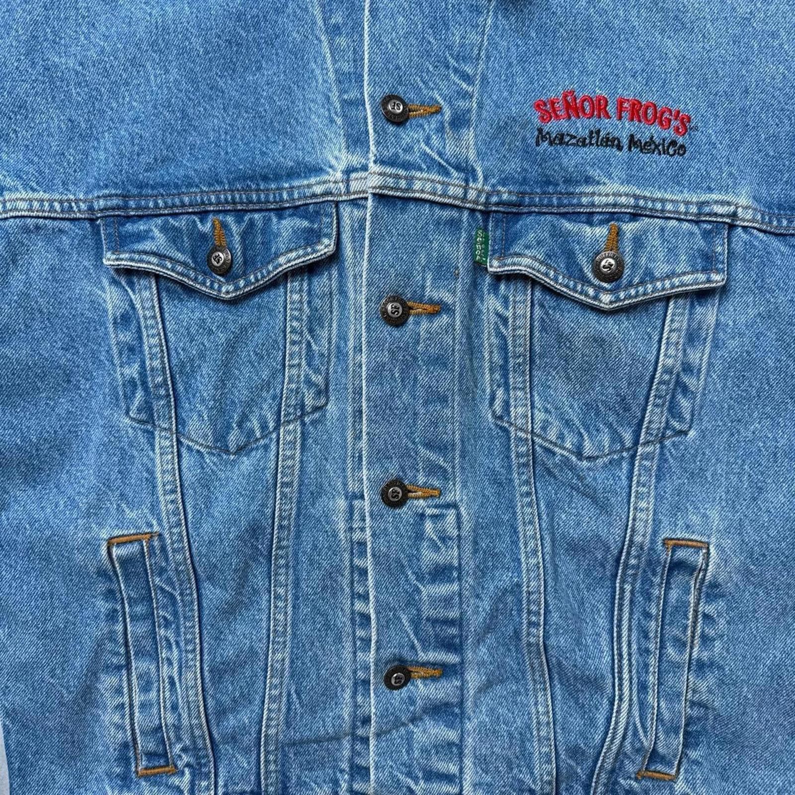 Other Y2K Señor Frogs Denim 00s Jacket Size US M / EU 48-50 / 2 - 6 Thumbnail