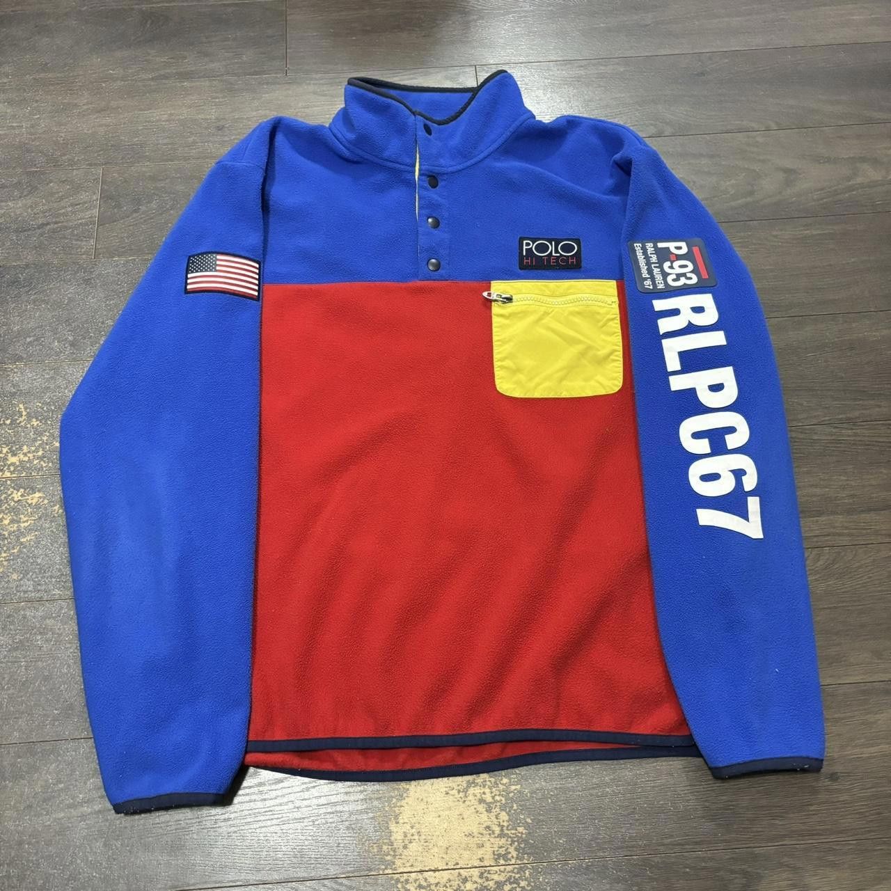 Polo Ralph Lauren vintage Polo Ralph Lauren hi tech fleece sweatshirt 90s L Size US L / EU 52-54 / 3 - 1 Thumbnail