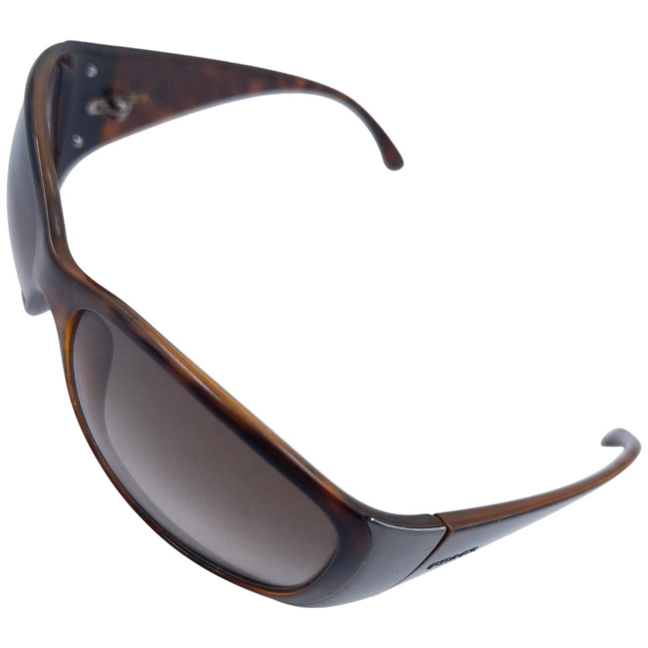 Prada Vintage Prada Tortoise Shell Sunglasses Size ONE SIZE - 4 Thumbnail