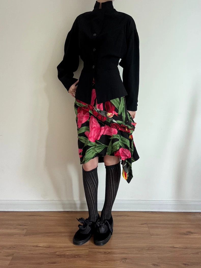 Comme des Garcons Comme des Garcons size S Flowers and Plants overskirt Size 22" - 4 Thumbnail