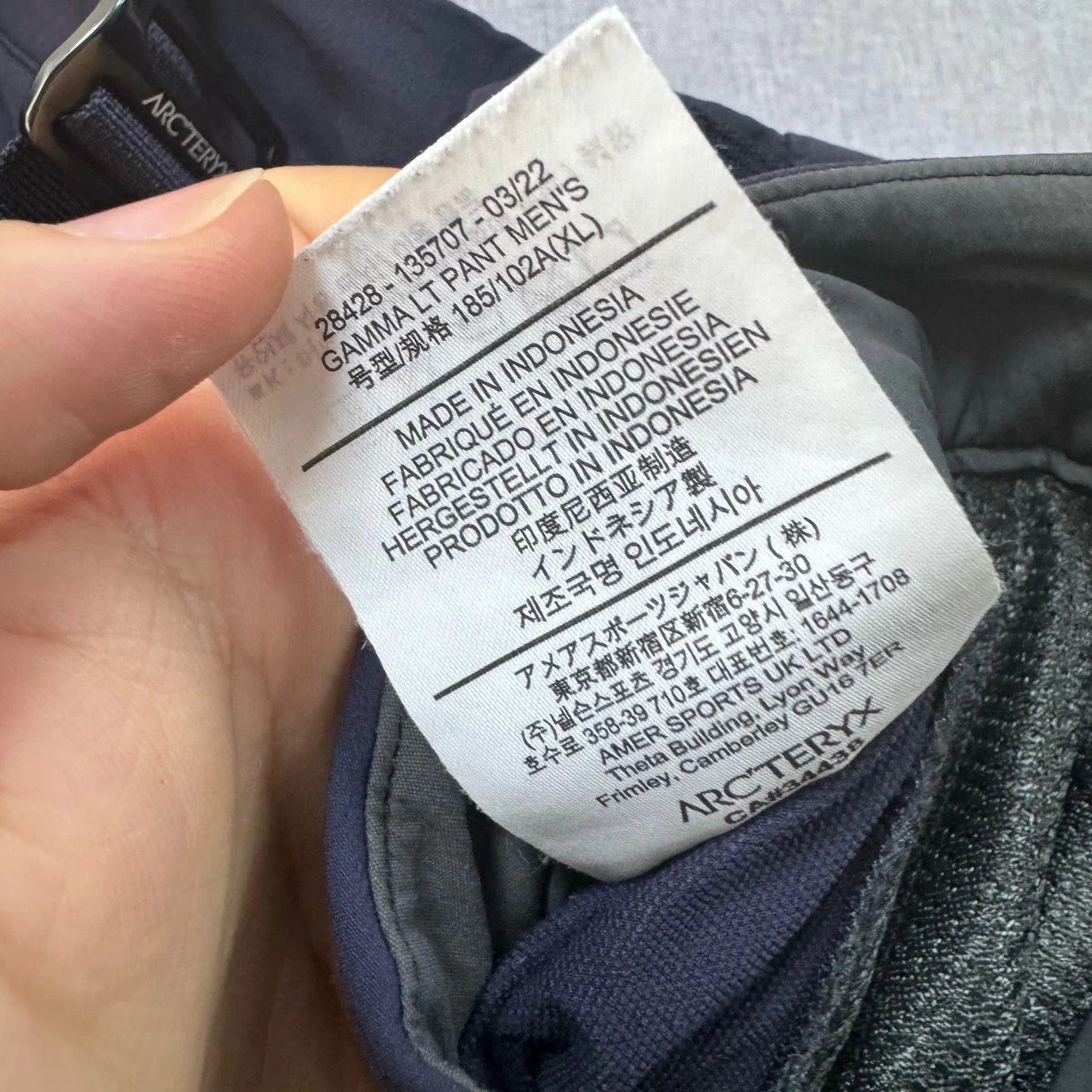 Moncler Gamme Bleu Arc'teryx Gamma LT Pant Gem Blue XL New Size US 36 / EU 52 - 7 Thumbnail