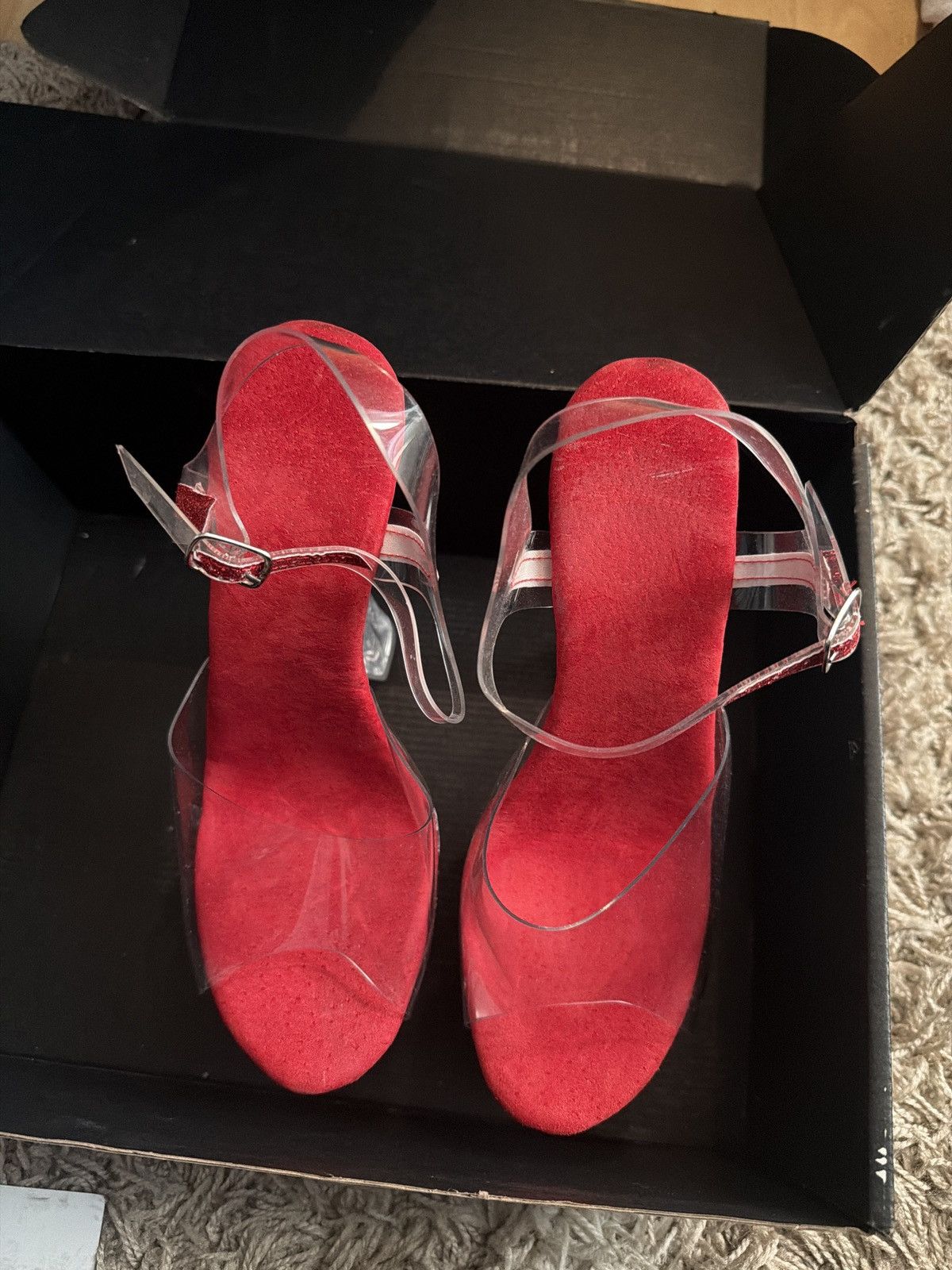 Other Whytwokayy Strawberry Heels Size US 8 / IT 38 - 2 Thumbnail