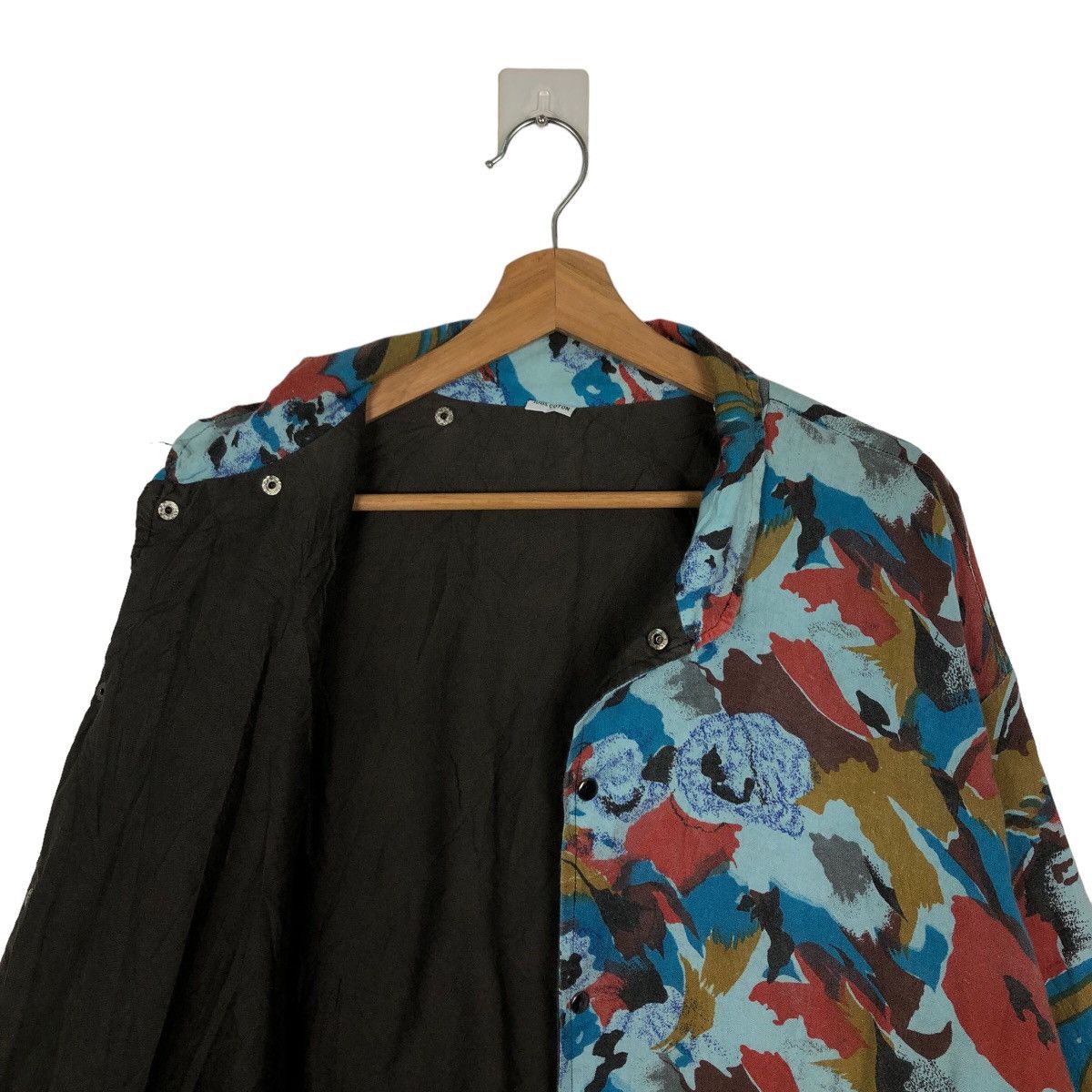 Japanese Brand VINTAGE SURVIVAL JACKET PAINT SPLASH OVERPRINT SN JAPAN Size US L / EU 52-54 / 3 - 9 Thumbnail