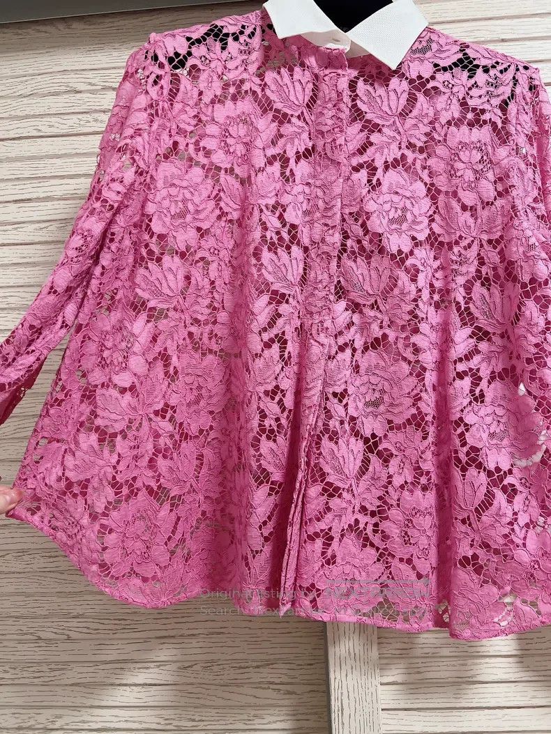 Valentino Valentino Water-soluble lace shirt jacket Size M / US 6-8 / IT 42-44 - 2 Thumbnail