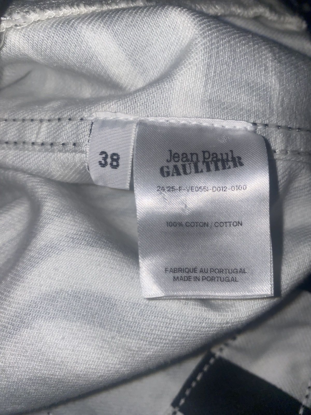 Jean Paul Gaultier BODY MORPHING PRINTED DENIM JACKET BLACK AND WHITE Size S / US 4 / IT 40 - 6 Thumbnail