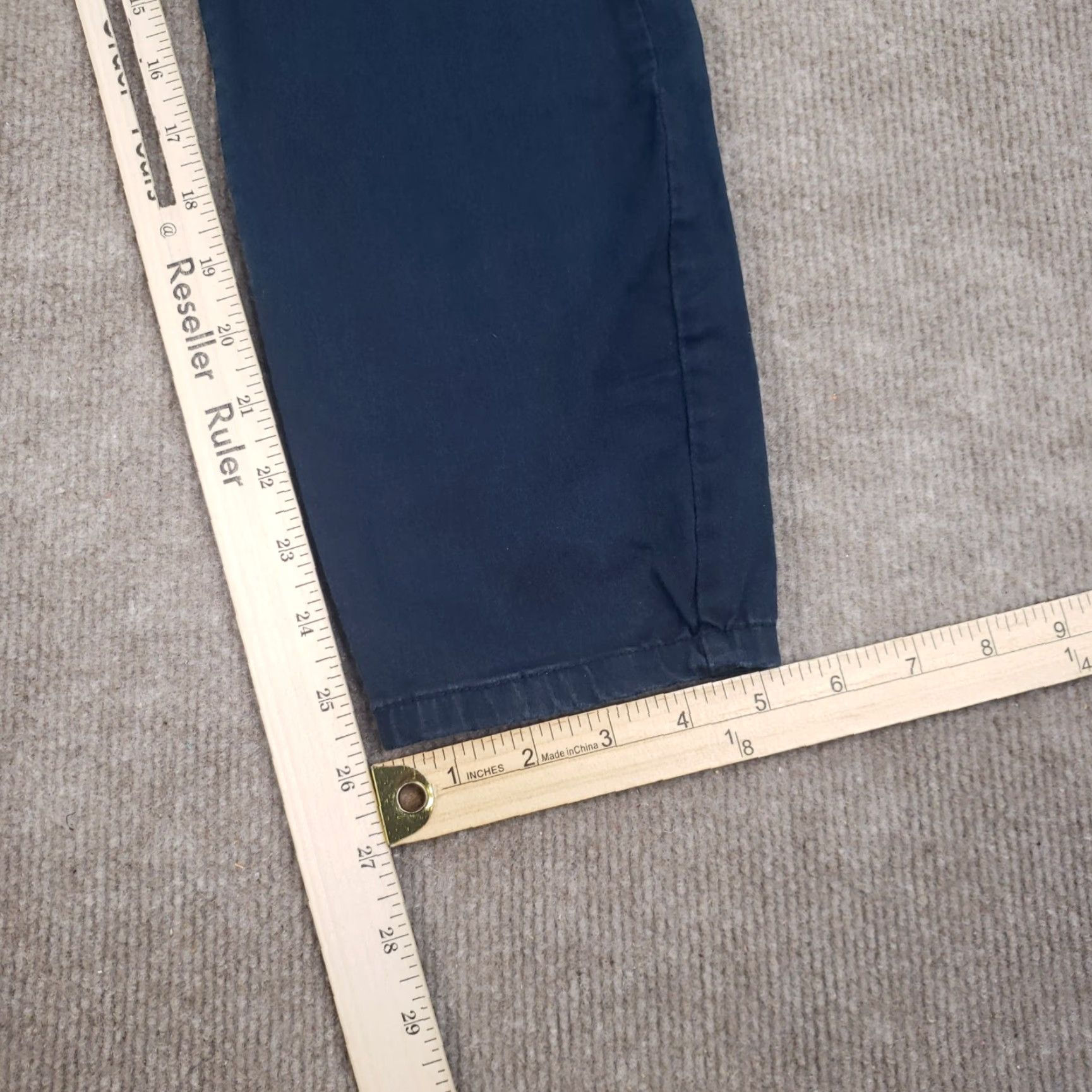 Tommy Hilfiger Tommy Hilfiger Skinny Pants Women's Blue Stretch Mid Rise Size 10 Size 32" / US 10 / IT 46 - 3 Thumbnail