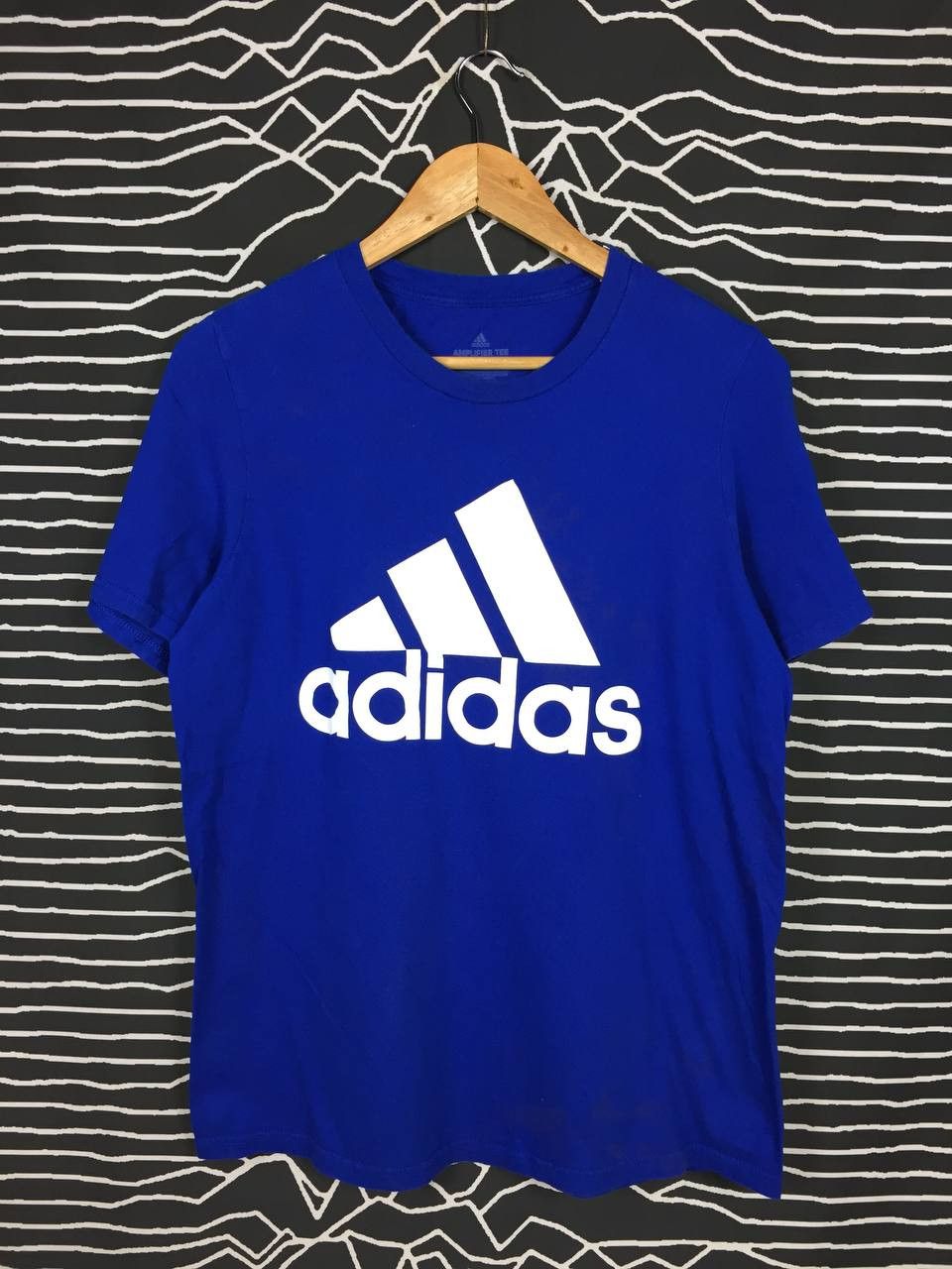 Adidas × Vintage Adidas Amplifier Big Logo Spell Out Tee Size US M / EU 48-50 / 2 - 2 Thumbnail