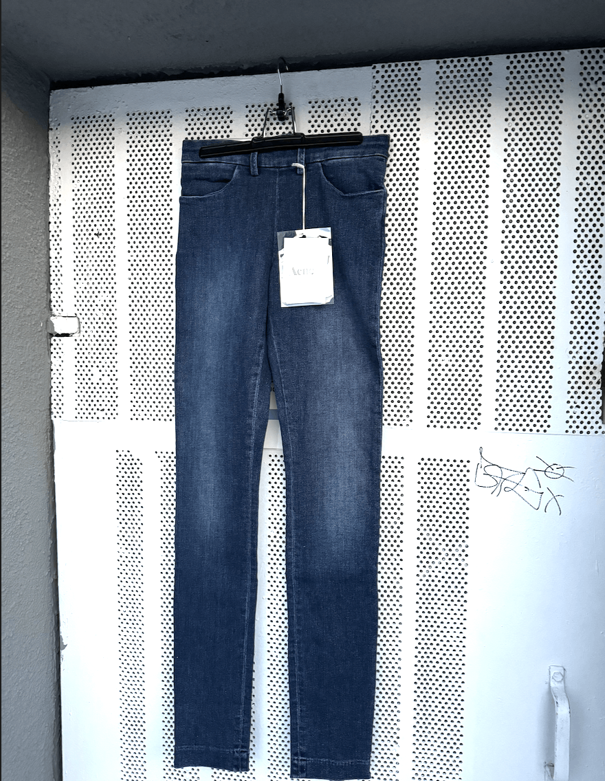 Acne Studios × Japanese Brand ACNE STUDIOS New Women Skin Used Blue Skinny Slim Fit Size 25" / US 0 / IT 36 - 1 Thumbnail
