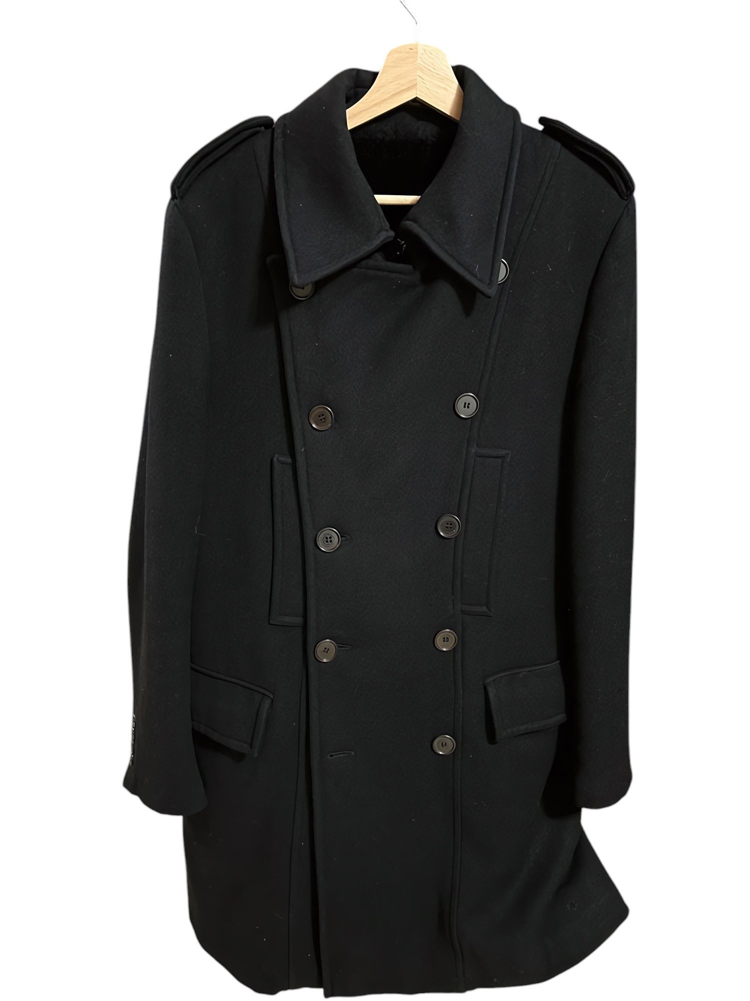 Gucci DOUBLE BREASTED WOOL COAT BY TOM FORD Size US M / EU 48-50 / 2 - 1 Thumbnail