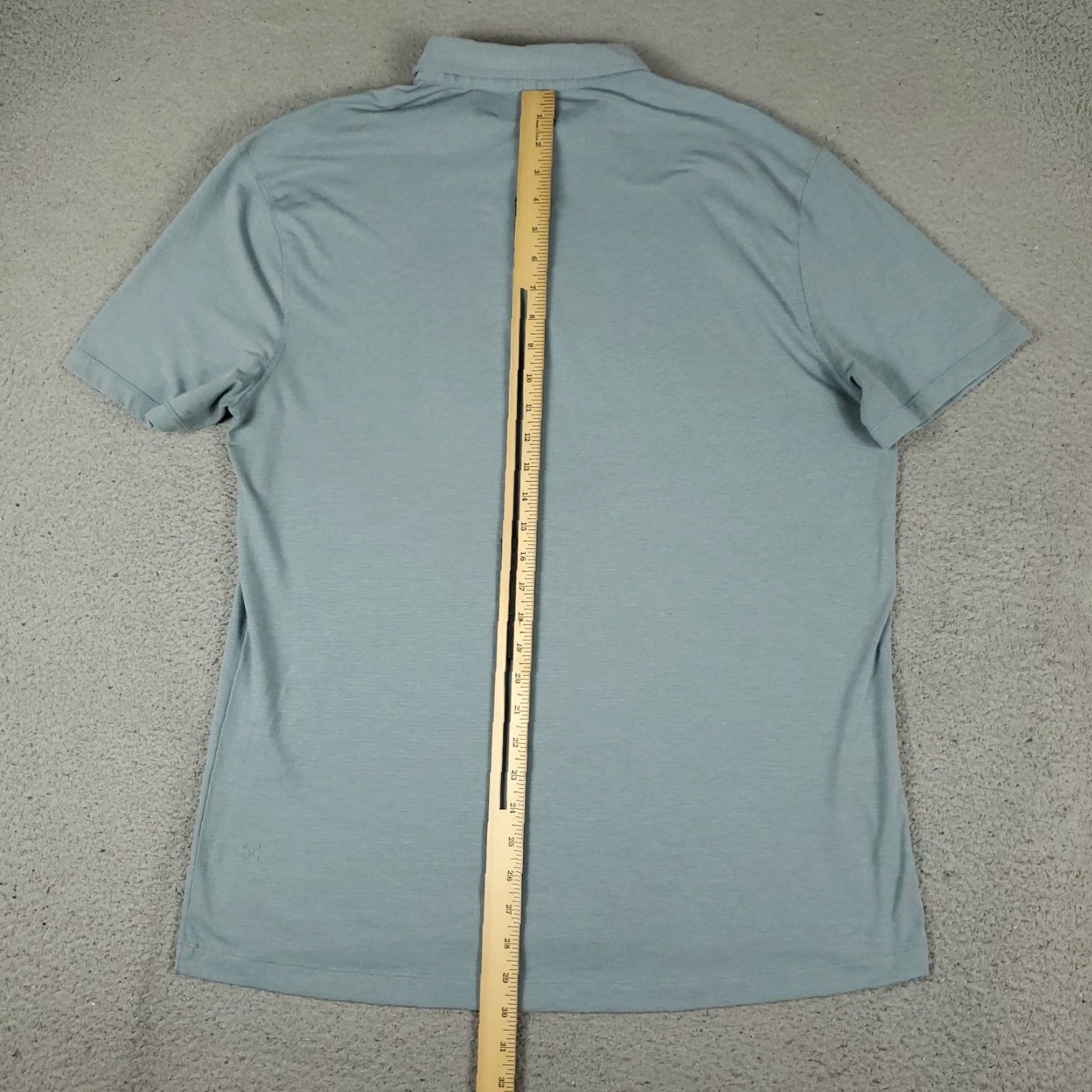 Lululemon Lululemon Shirt Mens Large Blue Polo Golf Short Sleeve Size US L / EU 52-54 / 3 - 4 Thumbnail