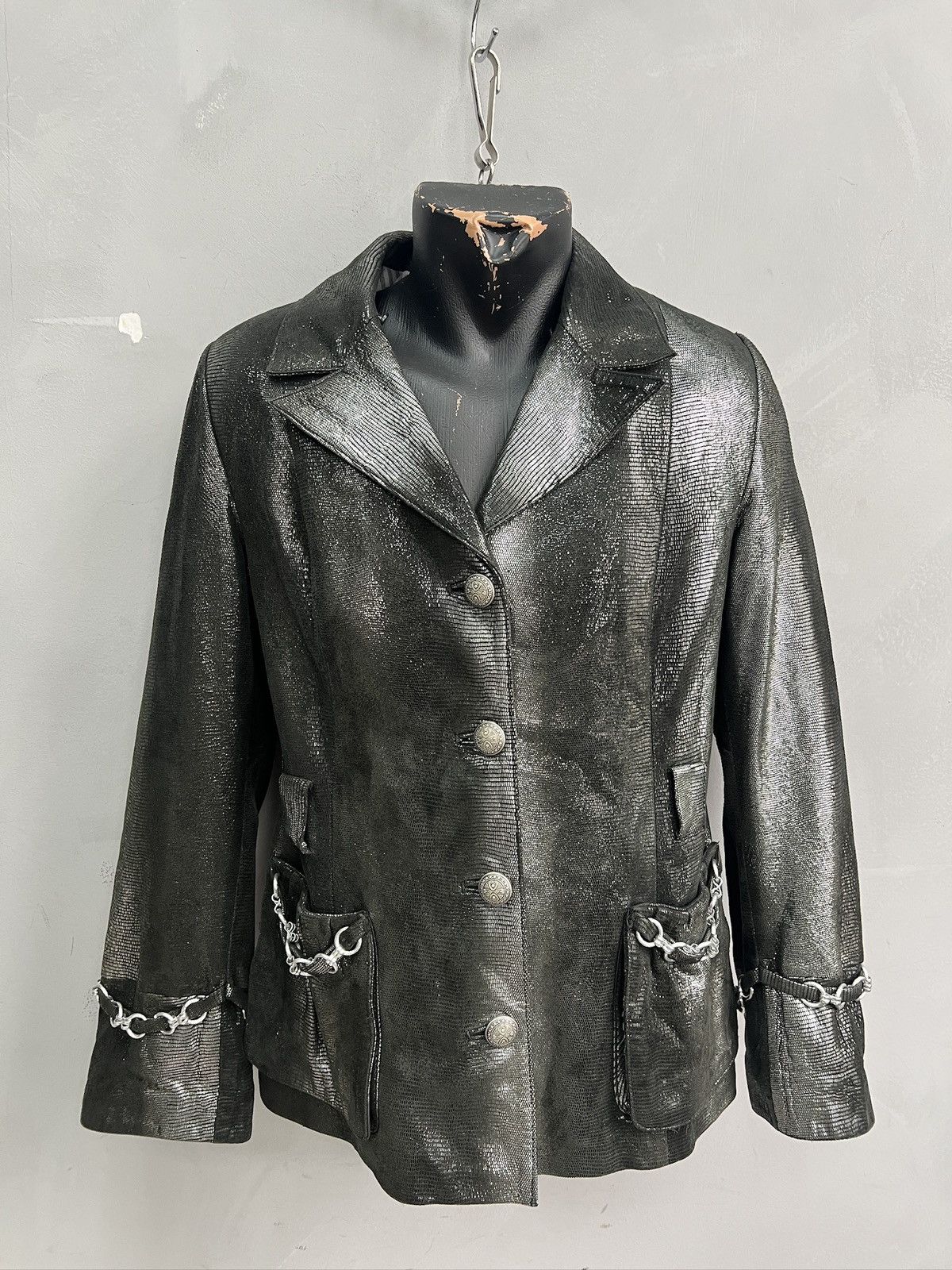 Hysteric Glamour gothic y2k style hysteric glamour style leather jacket Size US S / EU 44-46 / 1 - 1 Thumbnail