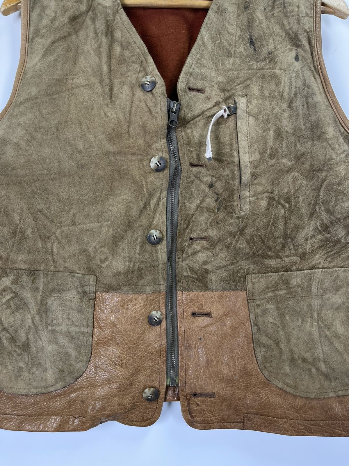 Leather Vintage IMZ Intermezzo True Leather Vest Size US M / EU 48-50 / 2 - 7 Thumbnail