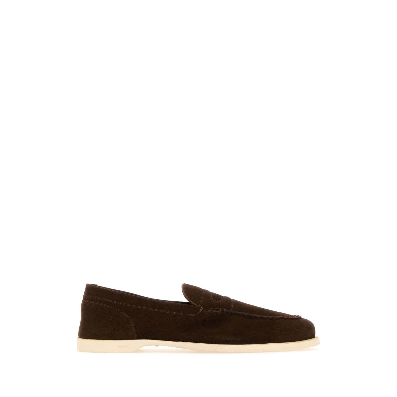 John Lobb JOHN LOBB Pace Chocolate Suede Loafers New & Authentic (Men' Size US 12 / EU 45 - 1 Thumbnail