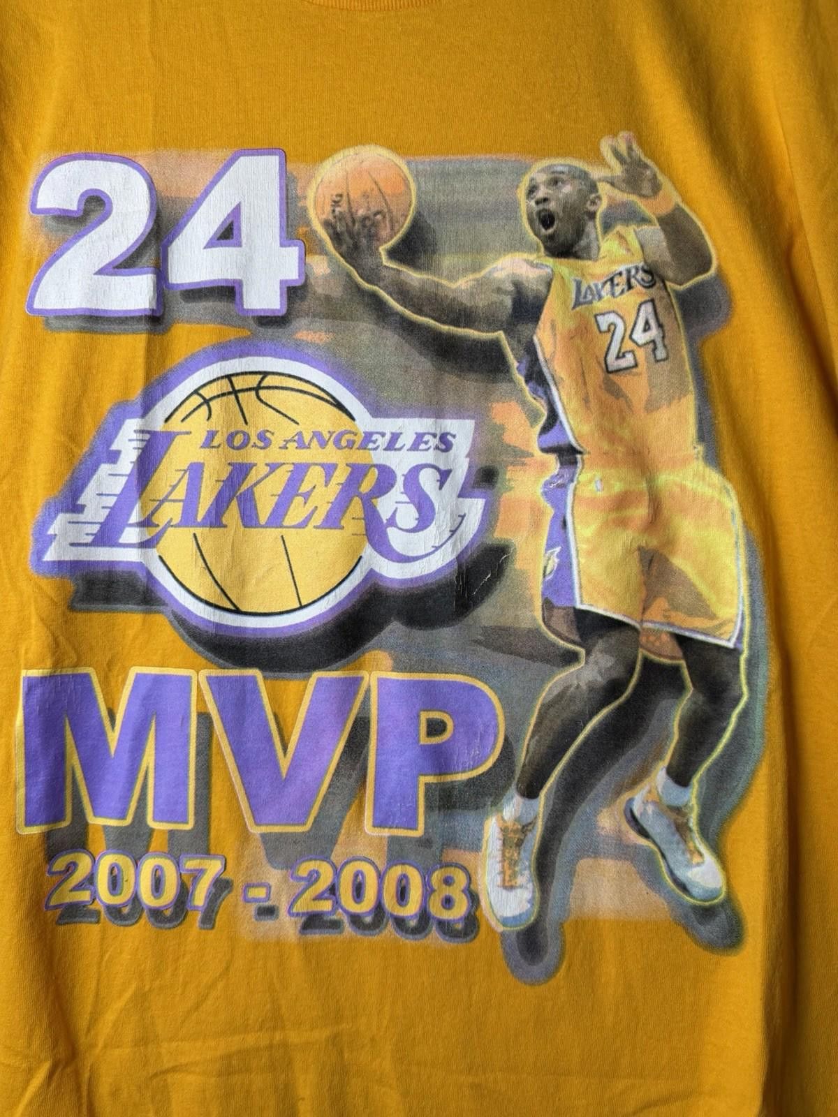 Alstyle Rare Vintage 2007 Original Kobe Bryant XL Lakers MVP Rap Tee Size ONE SIZE - 5 Thumbnail