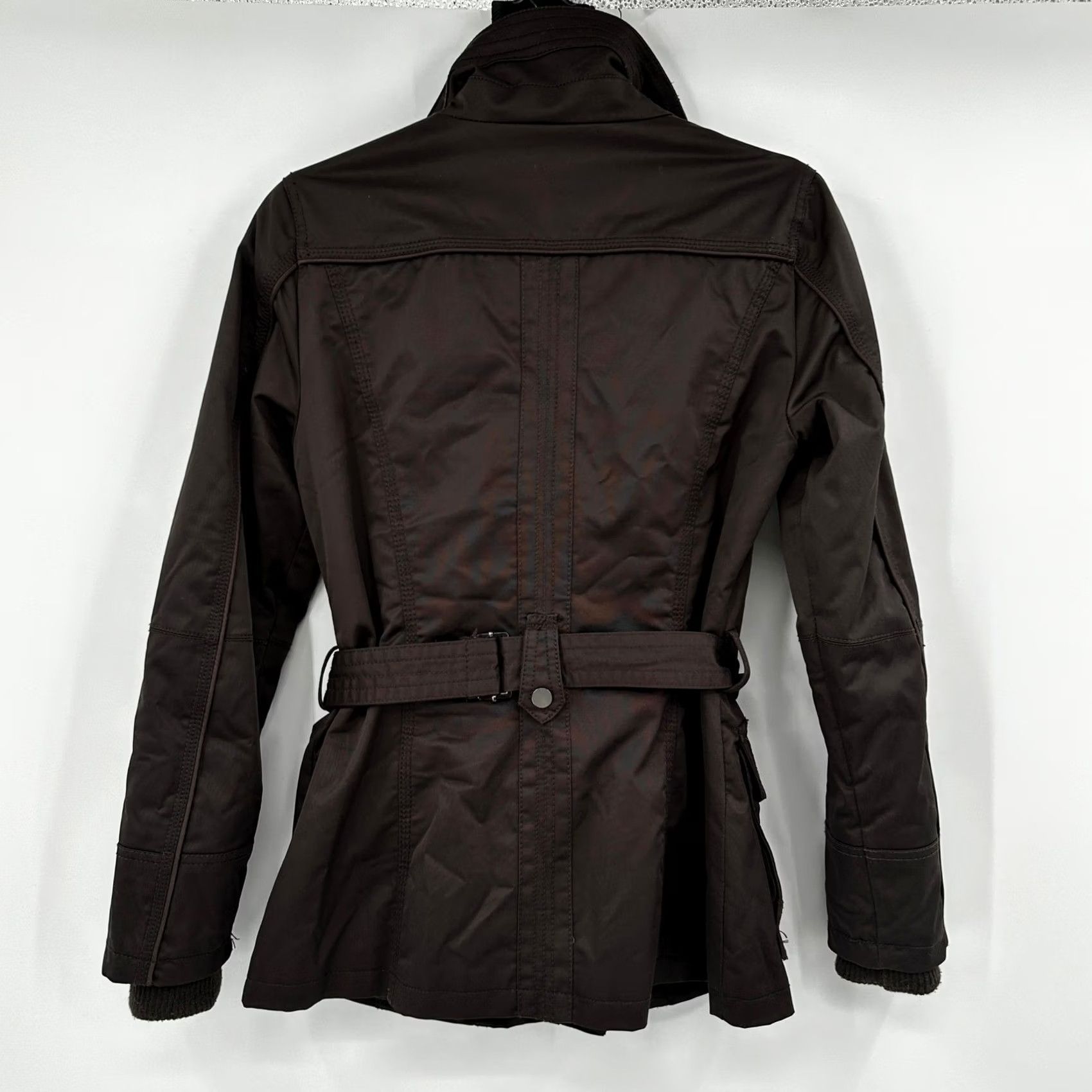 Vintage FORMUL@ JOVEN Women's Brown Belted Utility Jacket Size S Size S / US 4 / IT 40 - 6 Thumbnail