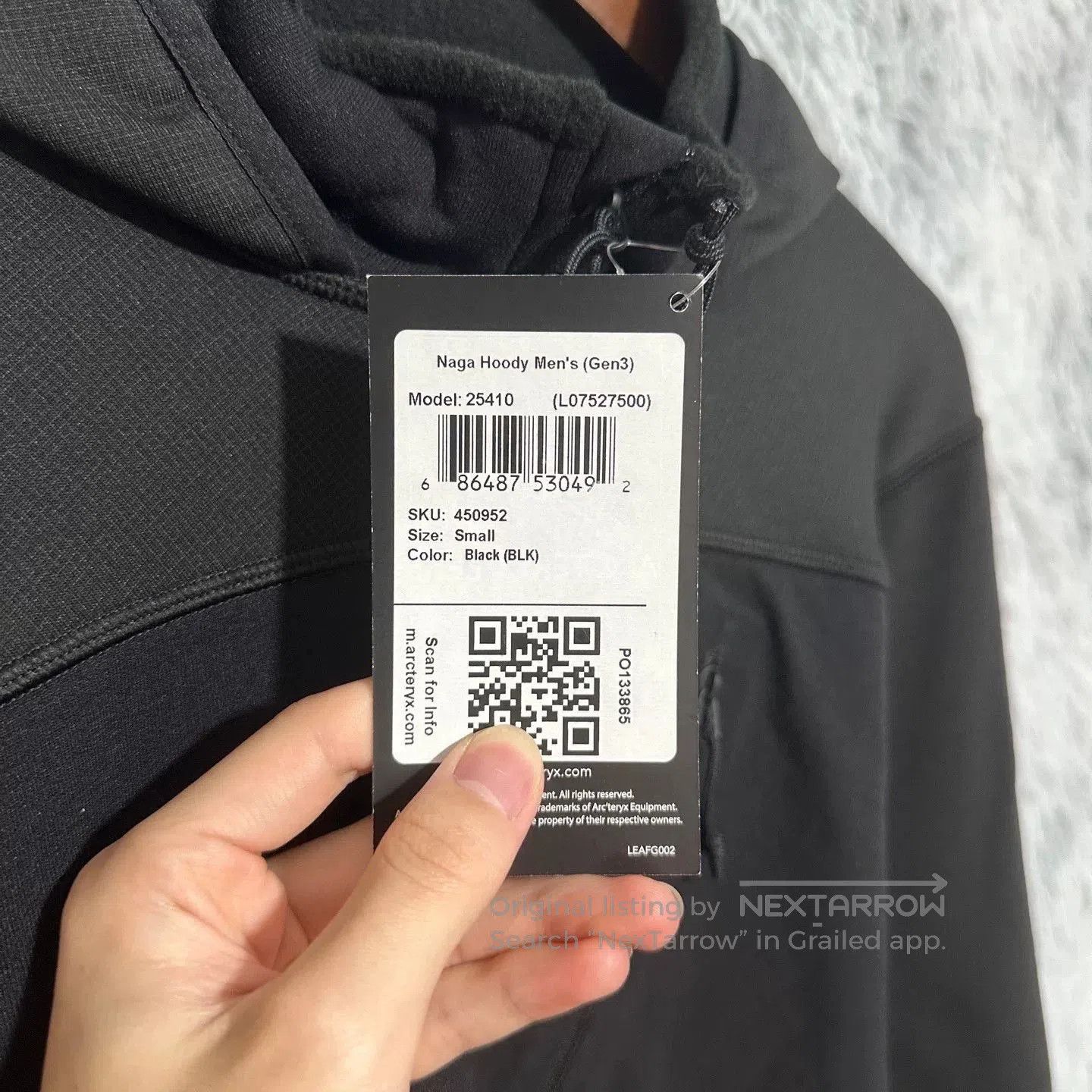 Arc'teryx arcteryx men's leaf naga hoody black. Size US S / EU 44-46 / 1 - 4 Thumbnail