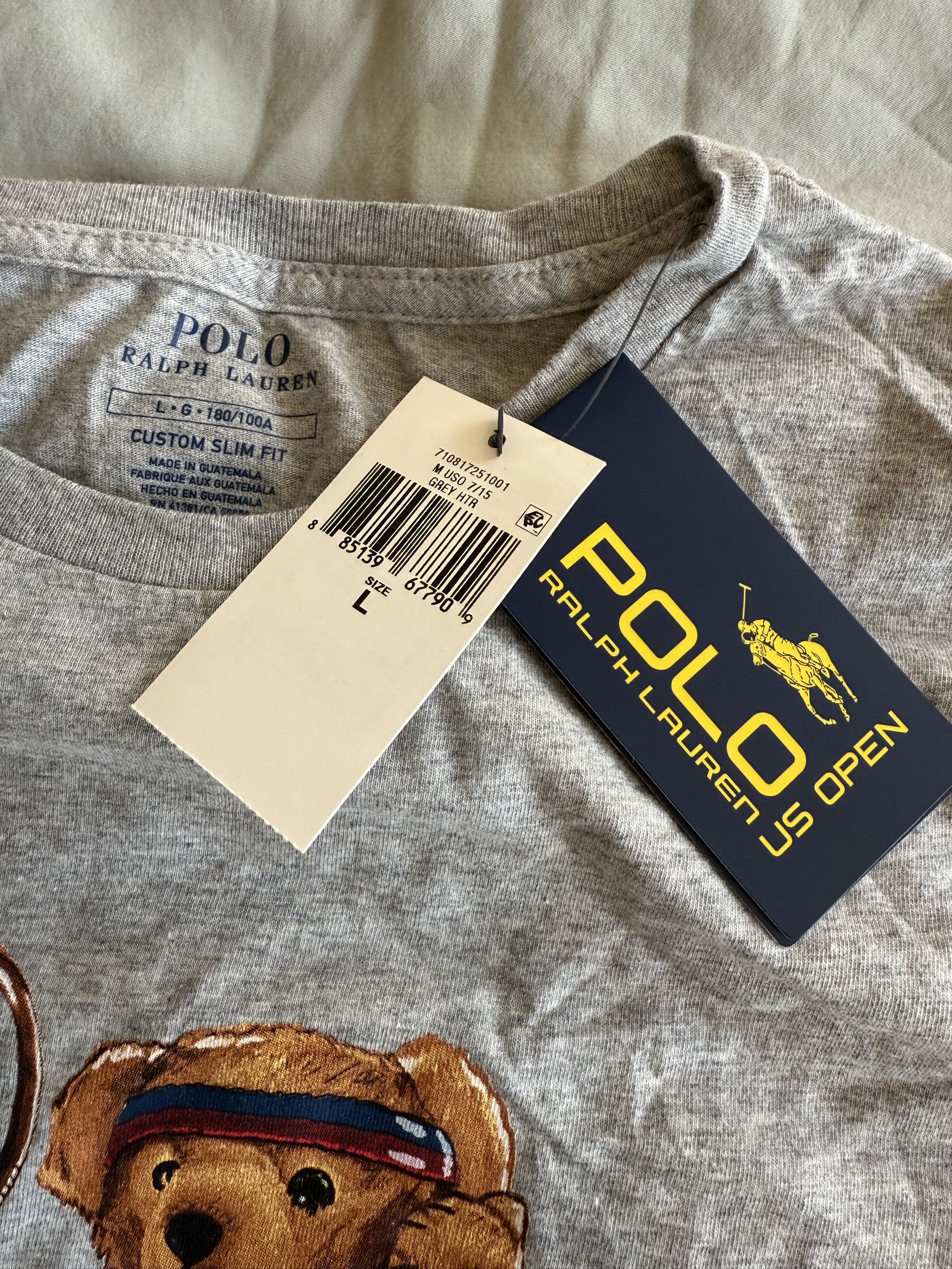 Polo Ralph Lauren 2021 US Open Polo Bear T-Shirt Size US L / EU 52-54 / 3 - 4 Thumbnail