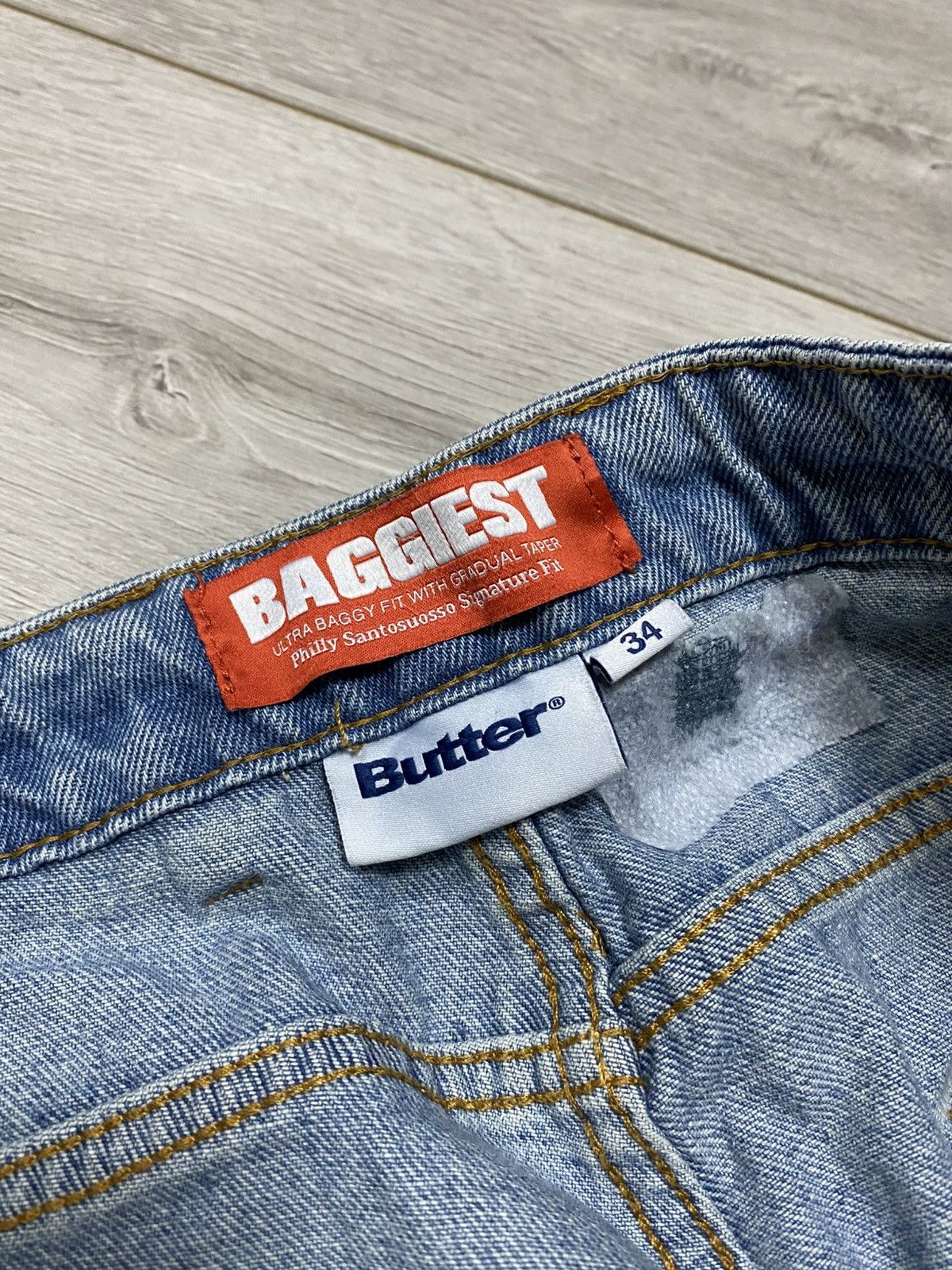 Vintage butter baggiest Wide jeans skate y2k Size US 34 / EU 50 - 7 Thumbnail