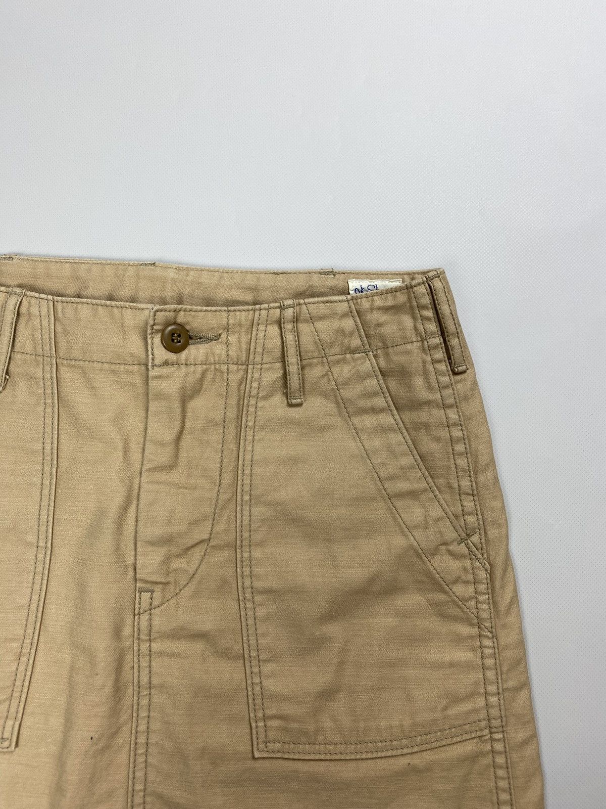 Japanese Brand × Orslow Orslow ladies canvas workwear Back Buckle skirt size 1 Size 26" / US 2 / IT 38 - 11 Thumbnail