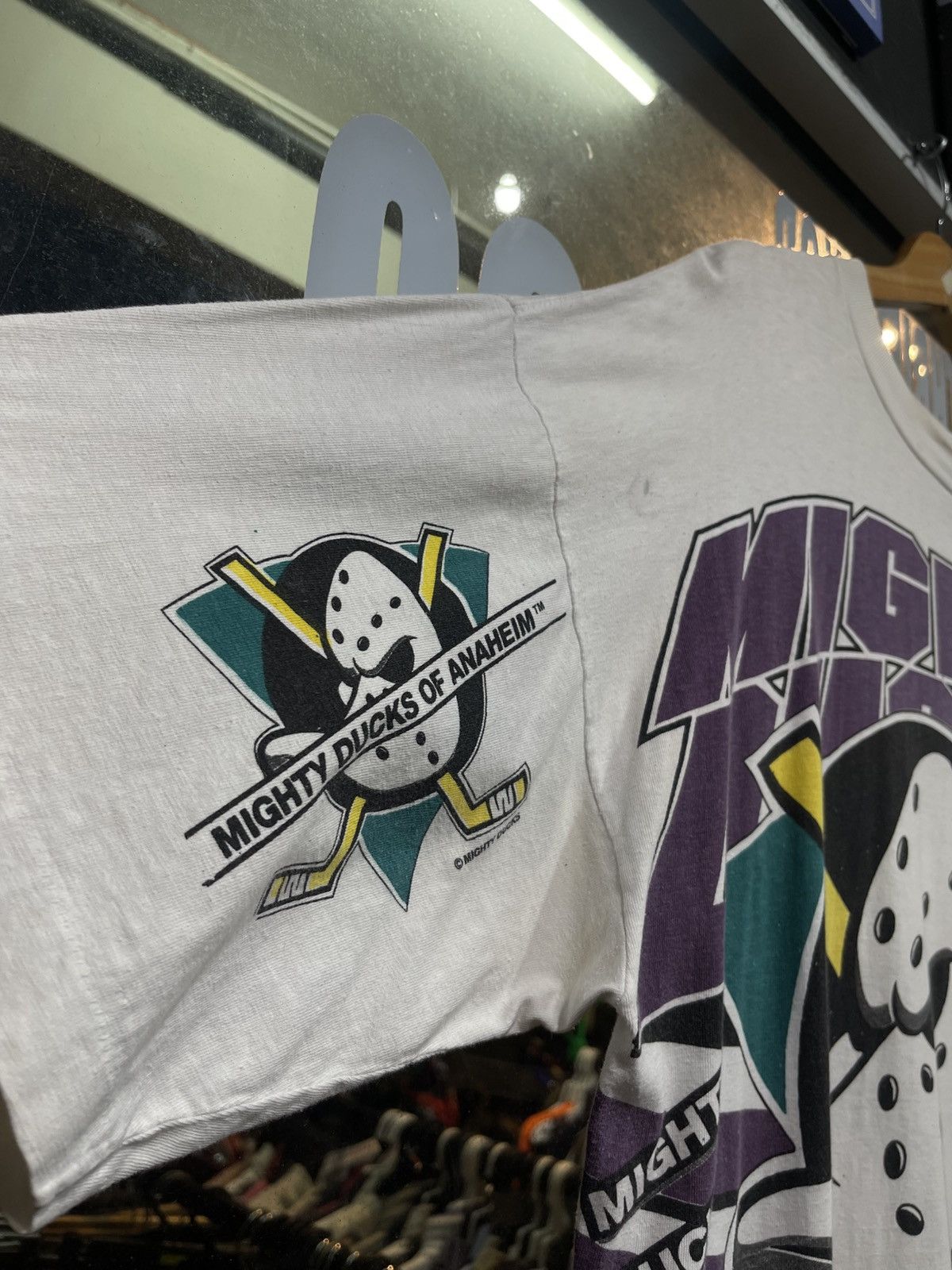Other Vintage 90’s Anaheim Mighty Duck AOP magic johnson Size US XXL / EU 58 / 5 - 4 Thumbnail