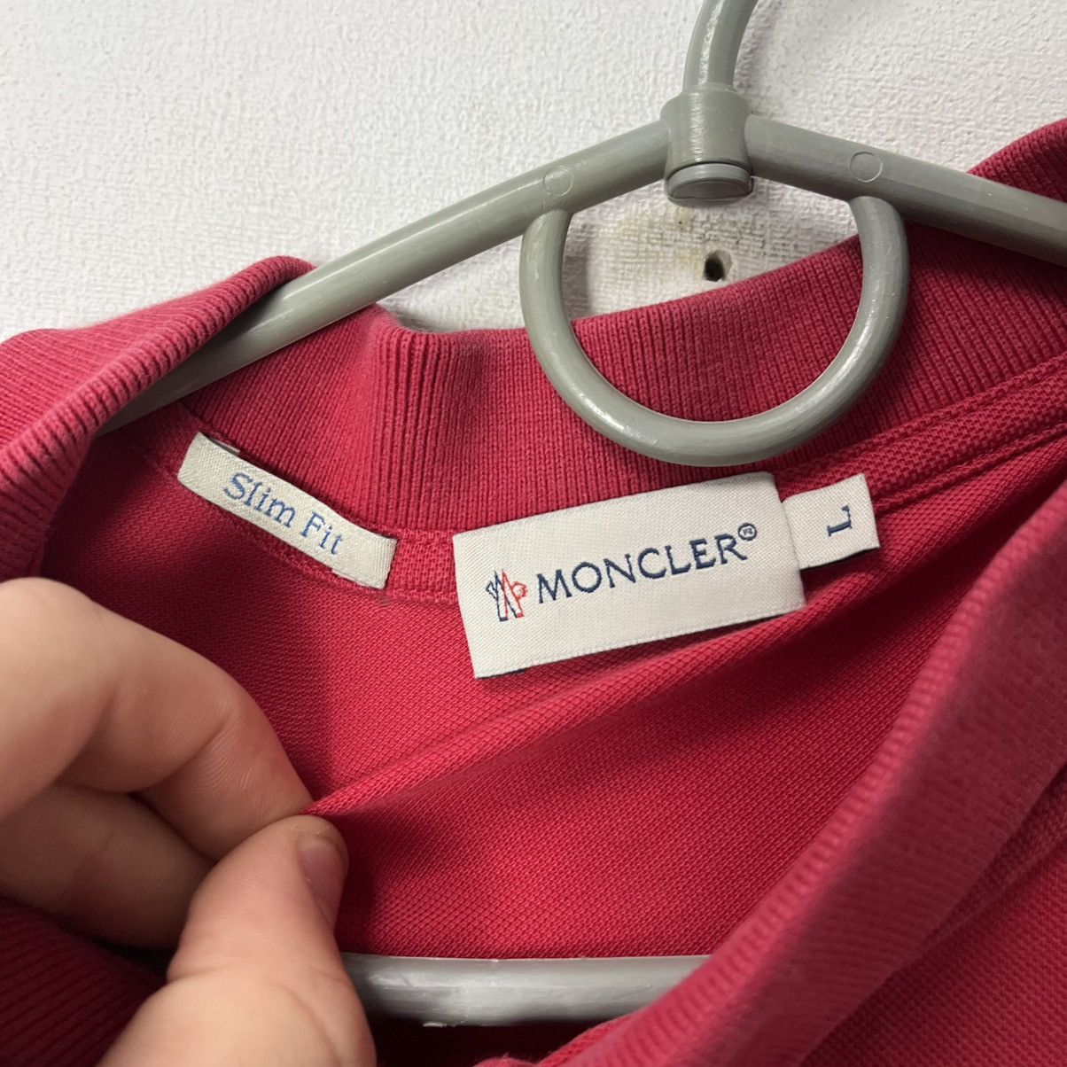 Moncler Moncler Polo T-shirt Size US L / EU 52-54 / 3 - 8 Thumbnail