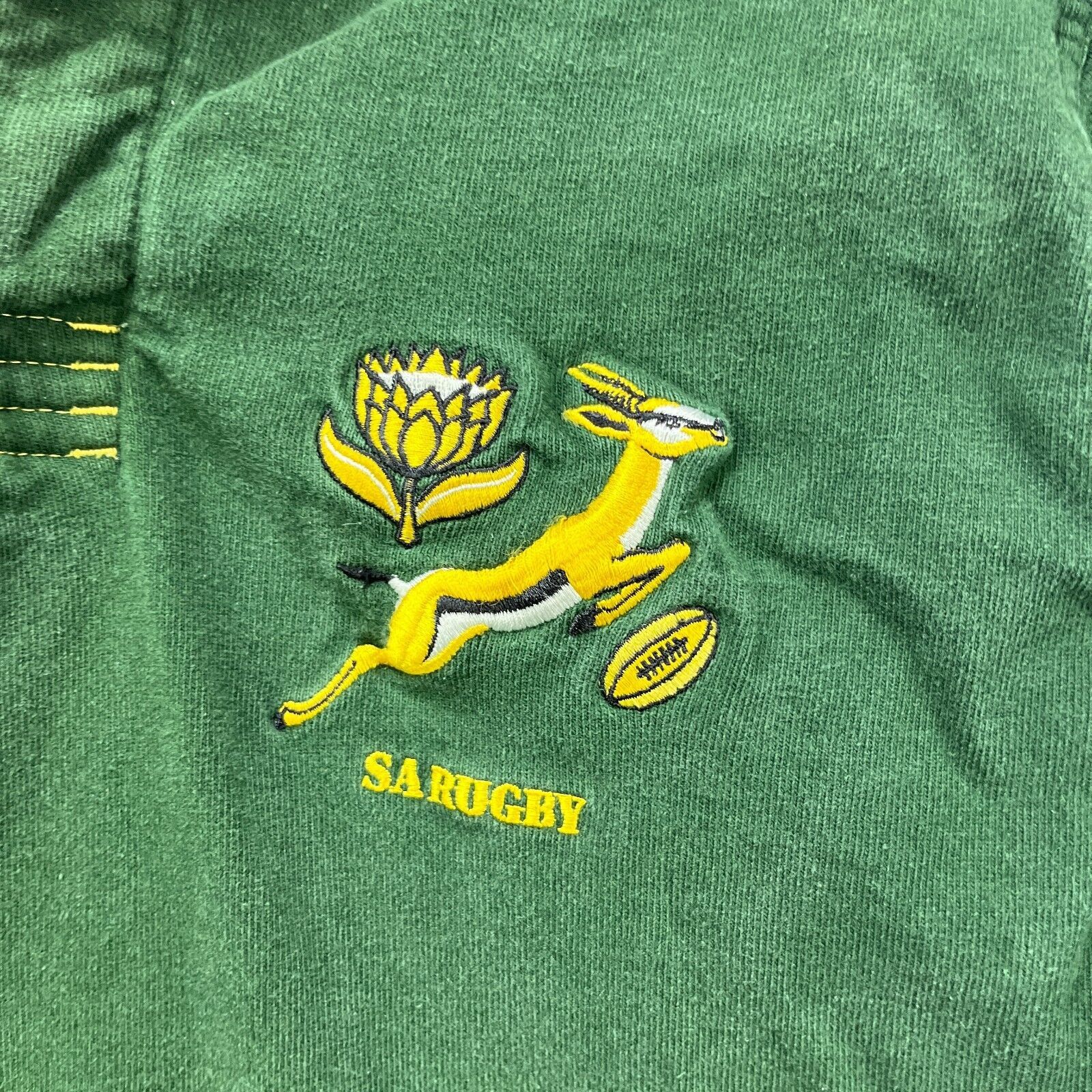 Nike × Vintage Vintage 90s Nike South Africa Springboks Rugby Jersey XL Size US XL / EU 56 / 4 - 4 Thumbnail