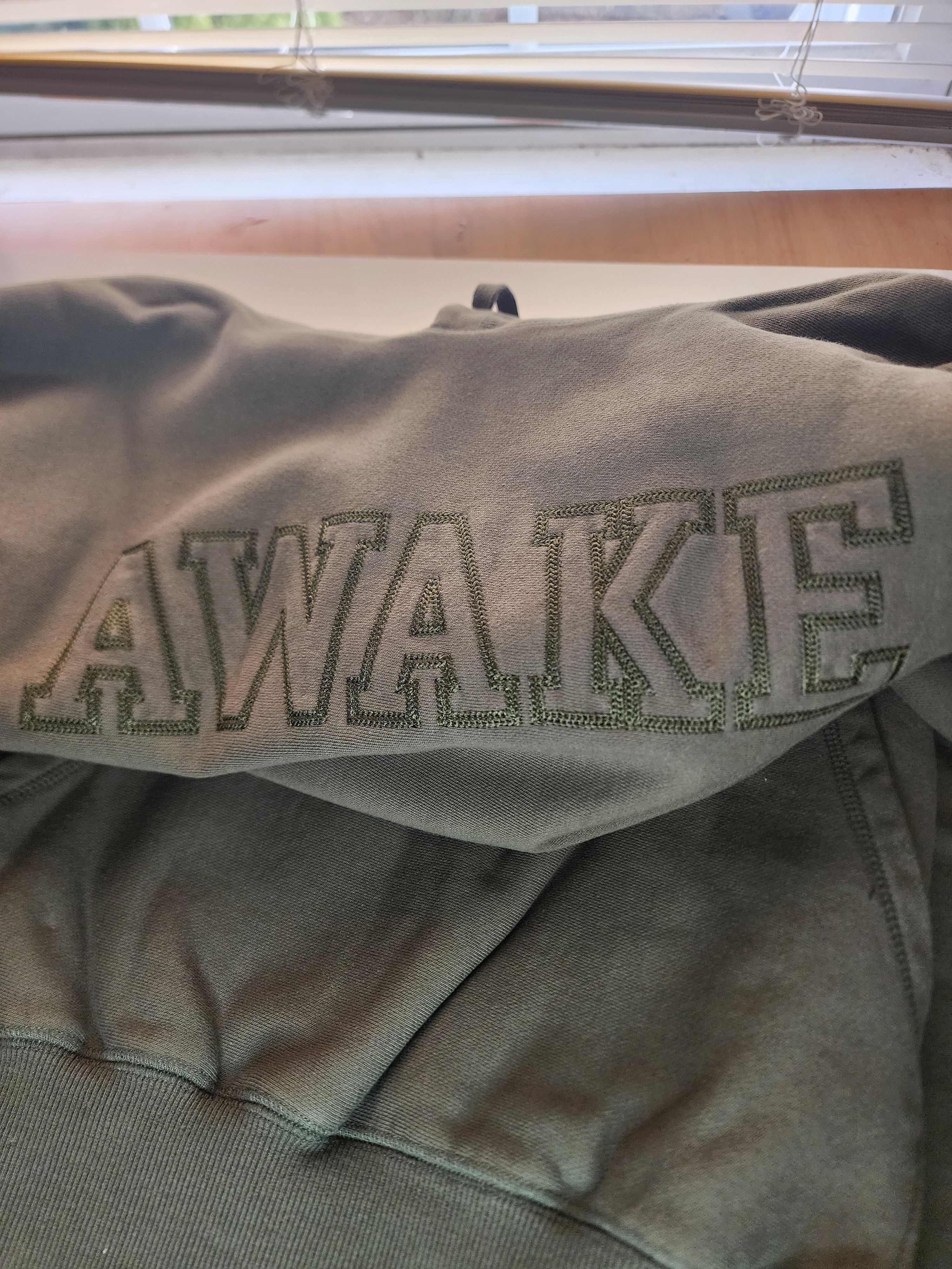 Awake NY Military Logo Embroidered Hoodie Size US XXL / EU 58 / 5 - 7 Thumbnail