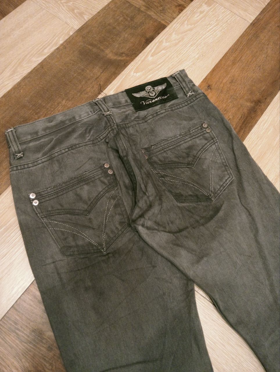 If Six Was Nine VARENTINE JAPAN FLARE DISTRESSED JEANS Size US 32 / EU 48 - 8 Thumbnail