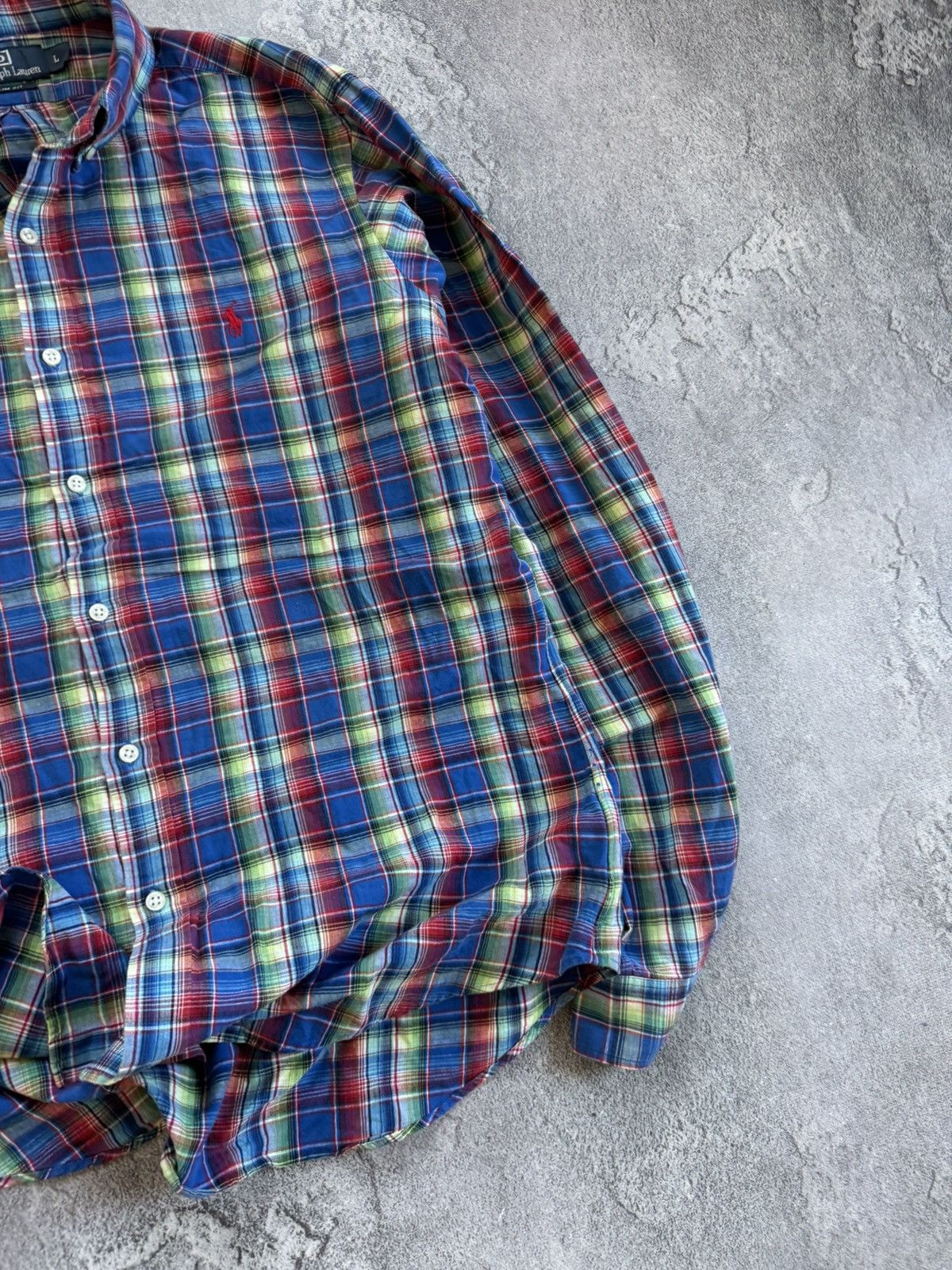 Polo Ralph Lauren Polo Ralph Lauren L/size Chekered flannel shirts 👔 button up Size US L / EU 52-54 / 3 - 4 Thumbnail