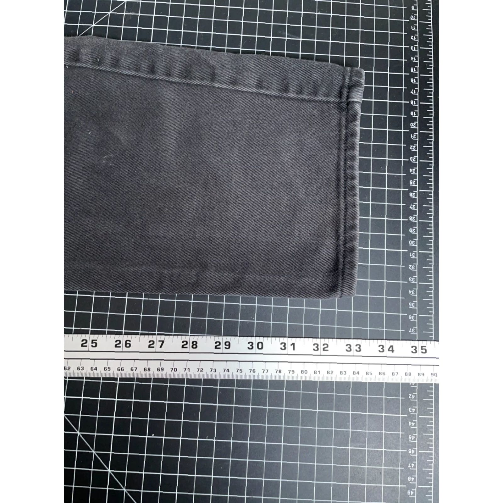 Vintage VINTAGE Lawman Jeans Women's 11 (28 x 33) Black Denim High Waisted Zip Fly 5-Pocket Cowboy Retro Womens Size 28" / US 6 / IT 42 - 6 Thumbnail